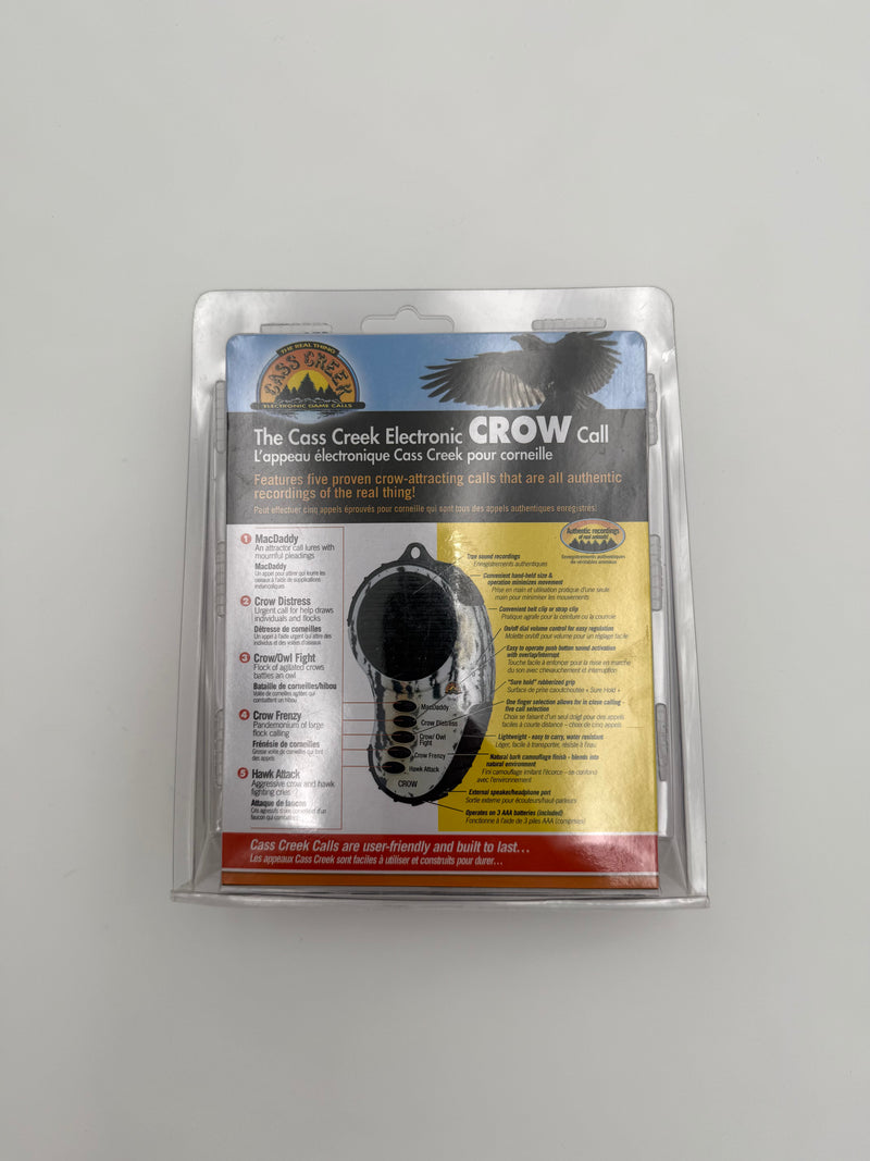 Cass Creek Electronic Crow Call - Haag Ventures