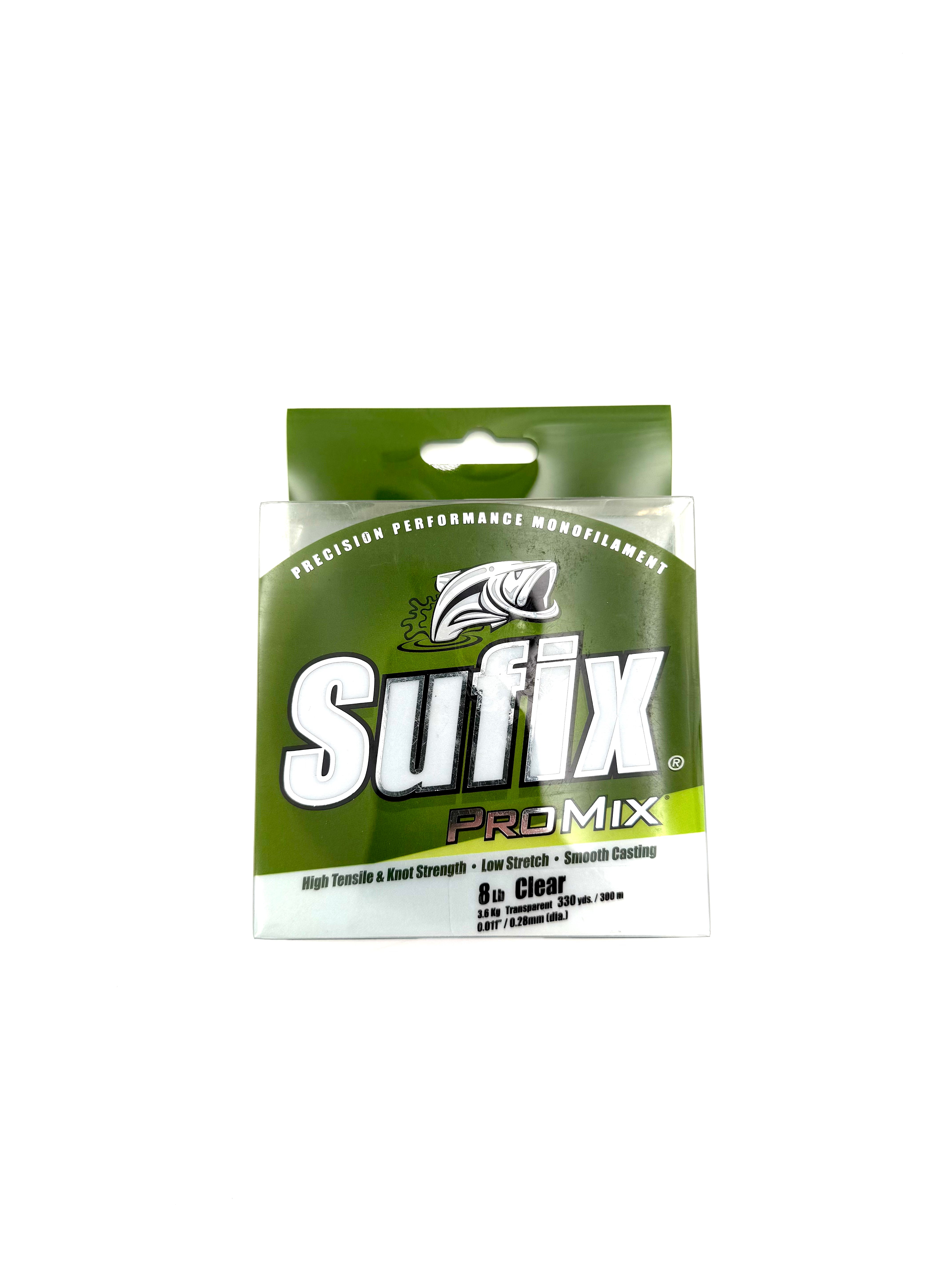 Sufix ProMix Clear Line 8lb 3.6kg 330yds 300m 0.011” 0.28mm - Haag Ventures