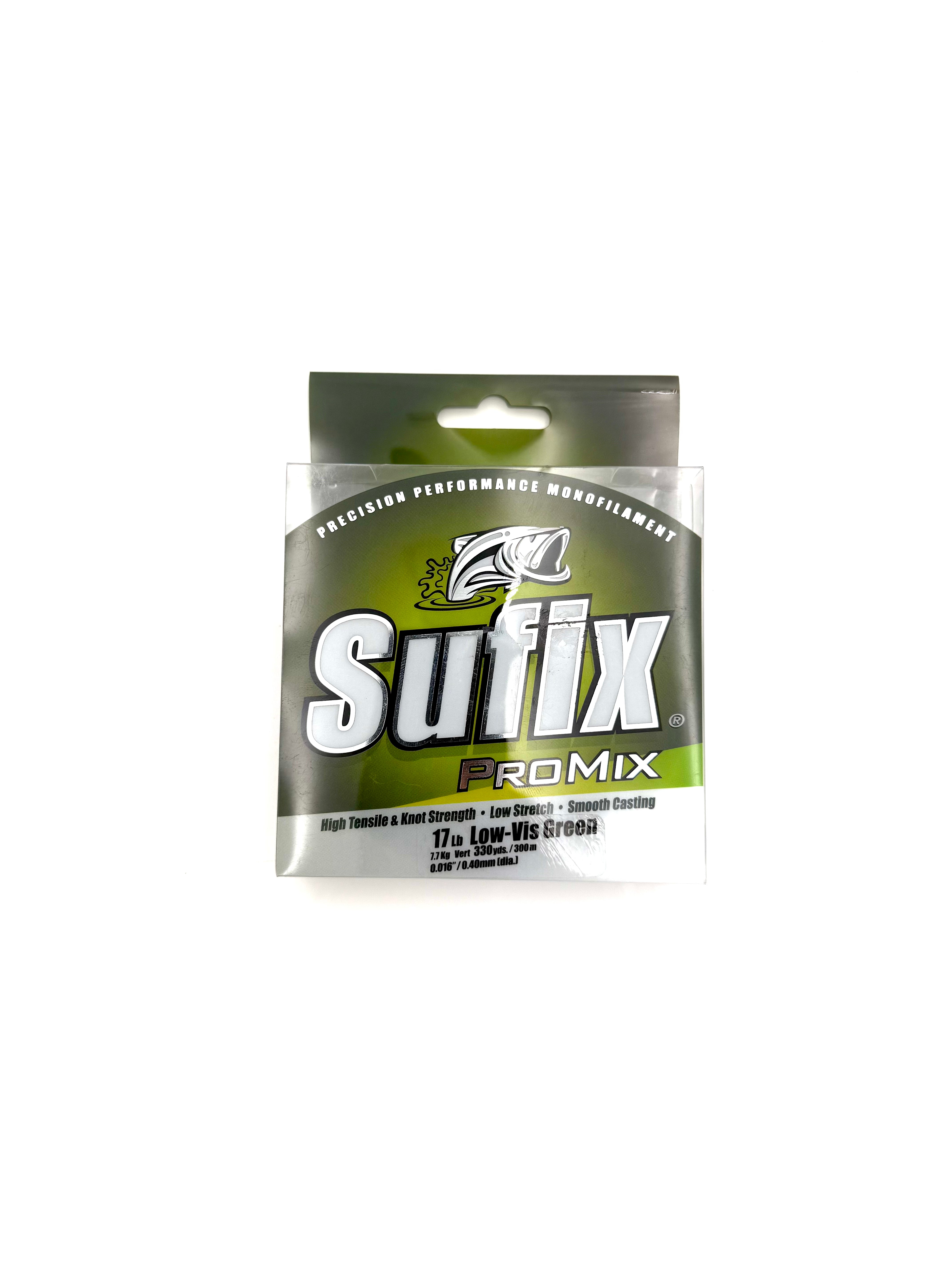 Sufix ProMix Low-Vis Green Line 17lb 7.7kg 330yds 300m 0.016” 0.40mm - Haag Ventures