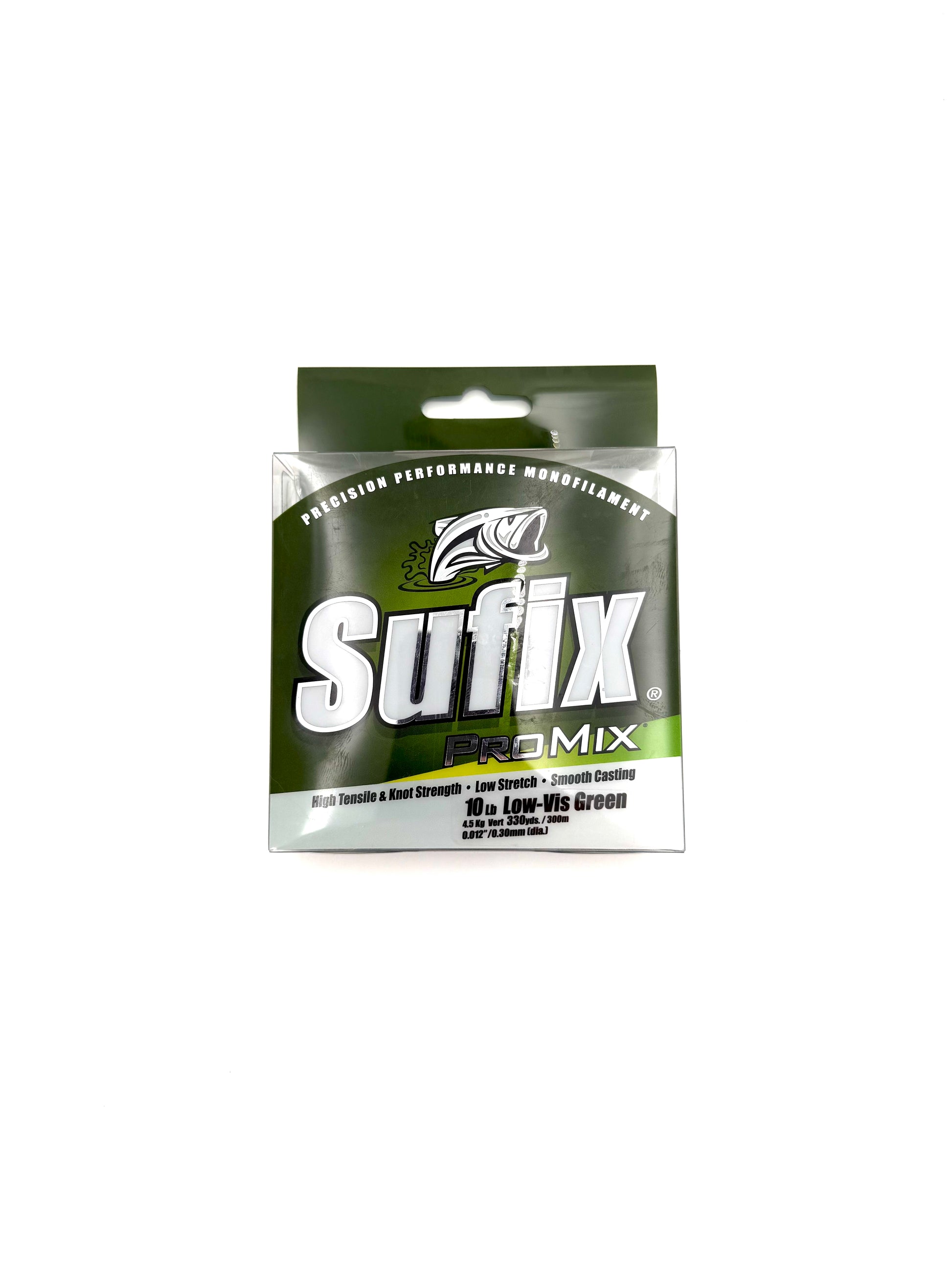 Sufix ProMix Low-Vis Green 10lb 4.5kg 330yds 300m 0.012” 0.30mm - Haag Ventures