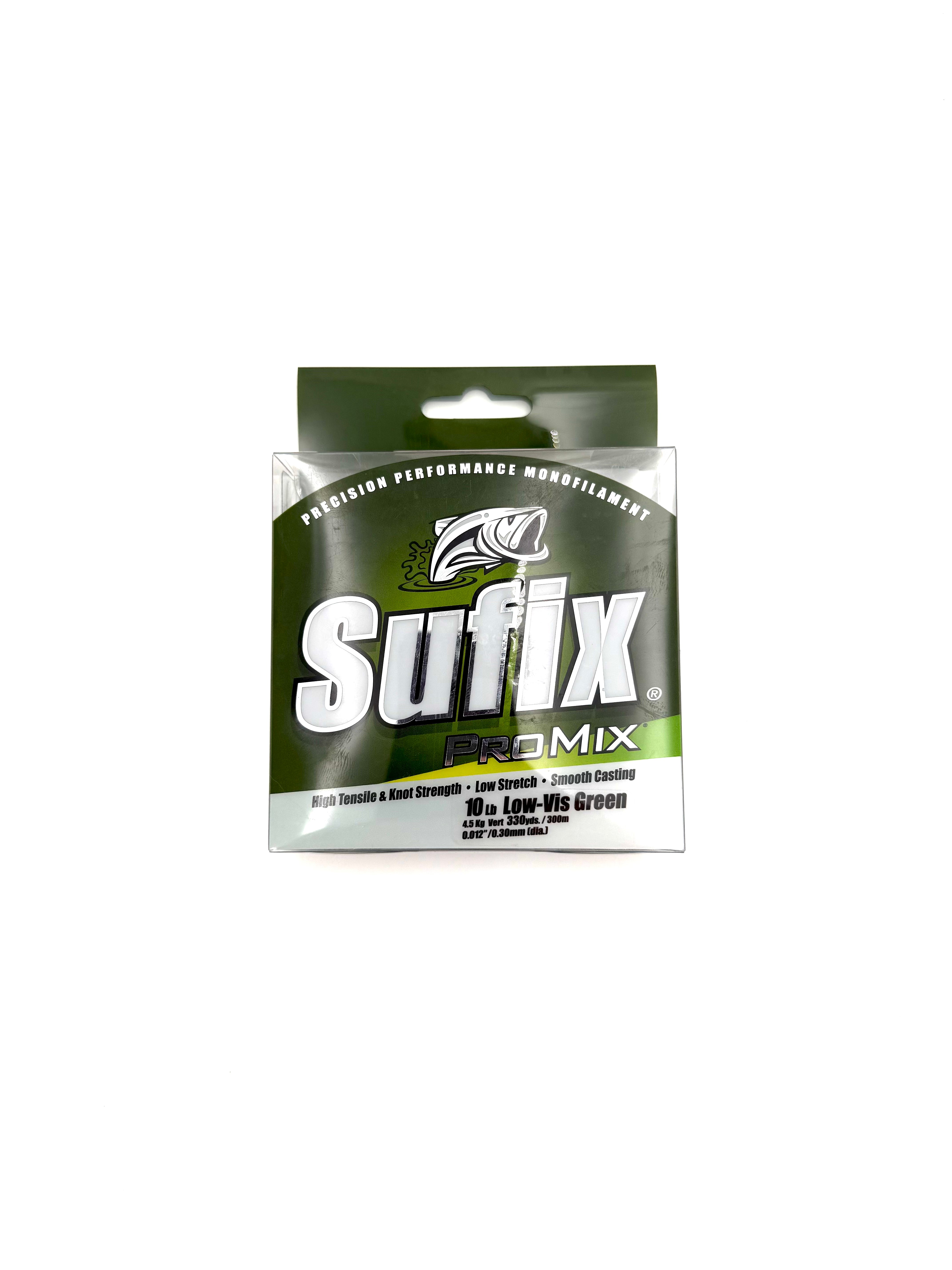 Sufix ProMix Low-Vis Green 10lb 4.5kg 330yds 300m 0.012” 0.30mm - Haag Ventures