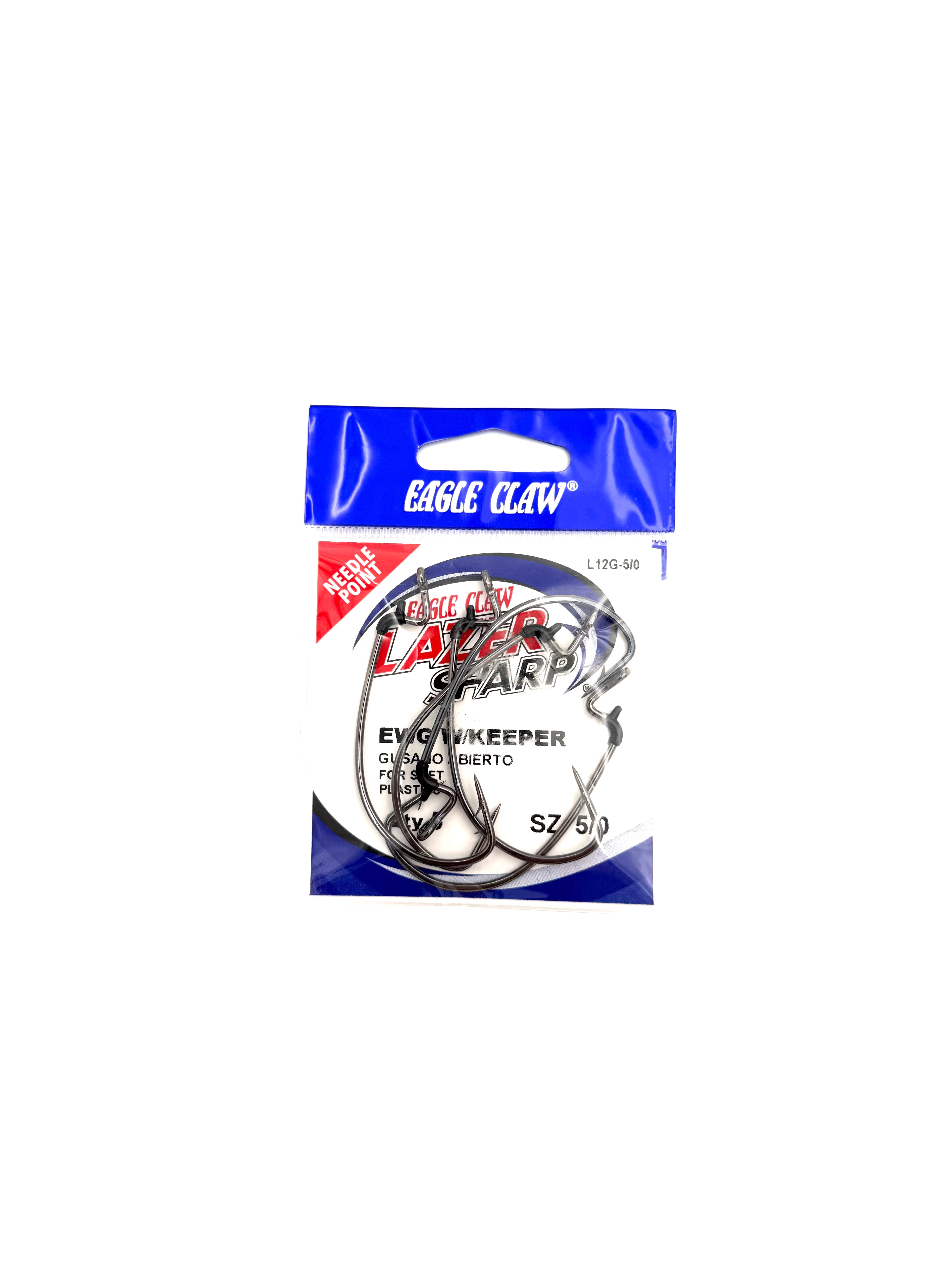 Eagle Claw EWG w/Keeper Hooks - Size 5/0 5pk