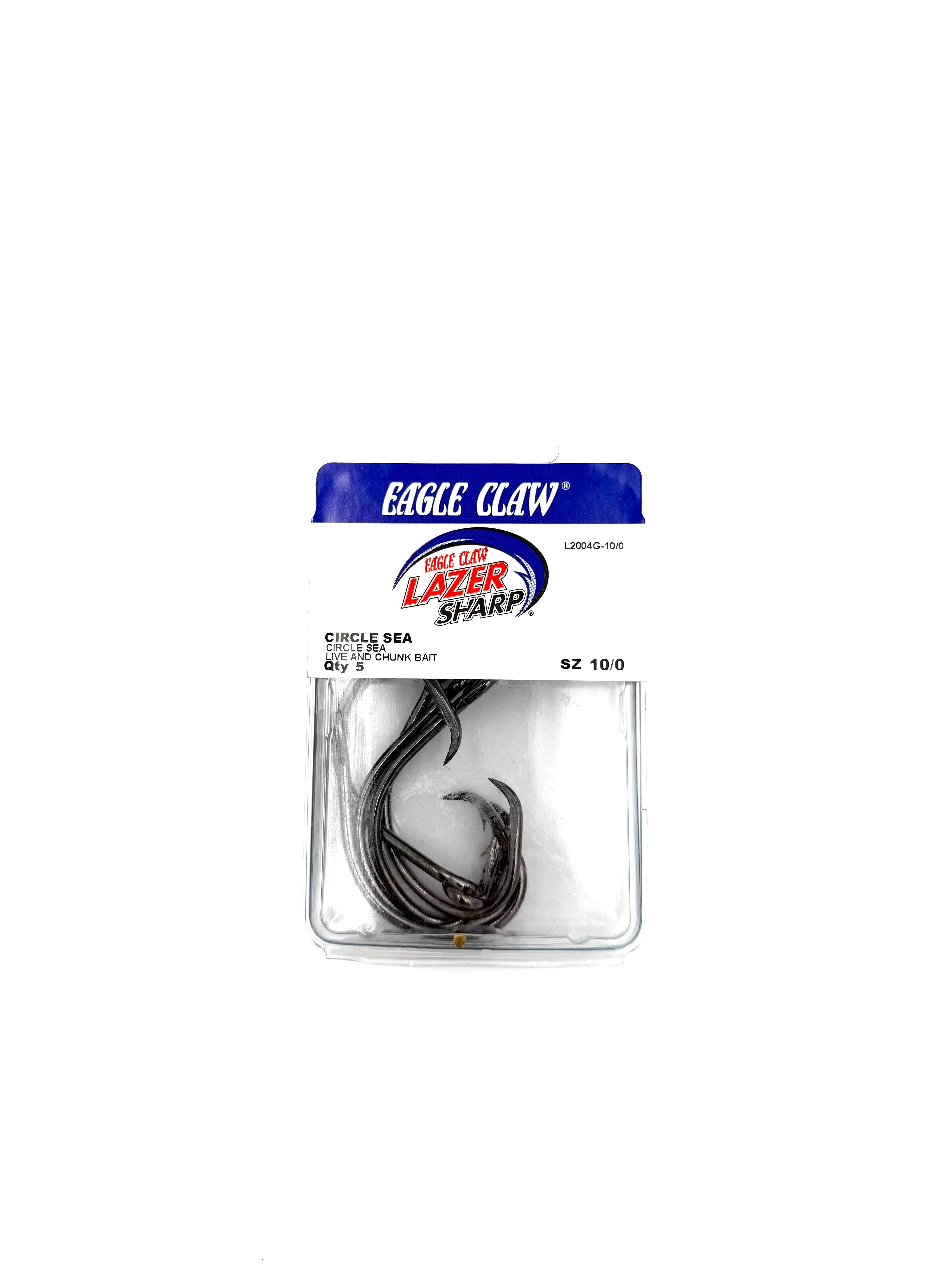 Eagle Claw Lazer Sharp Circle Sea - Size 10/0 5pk