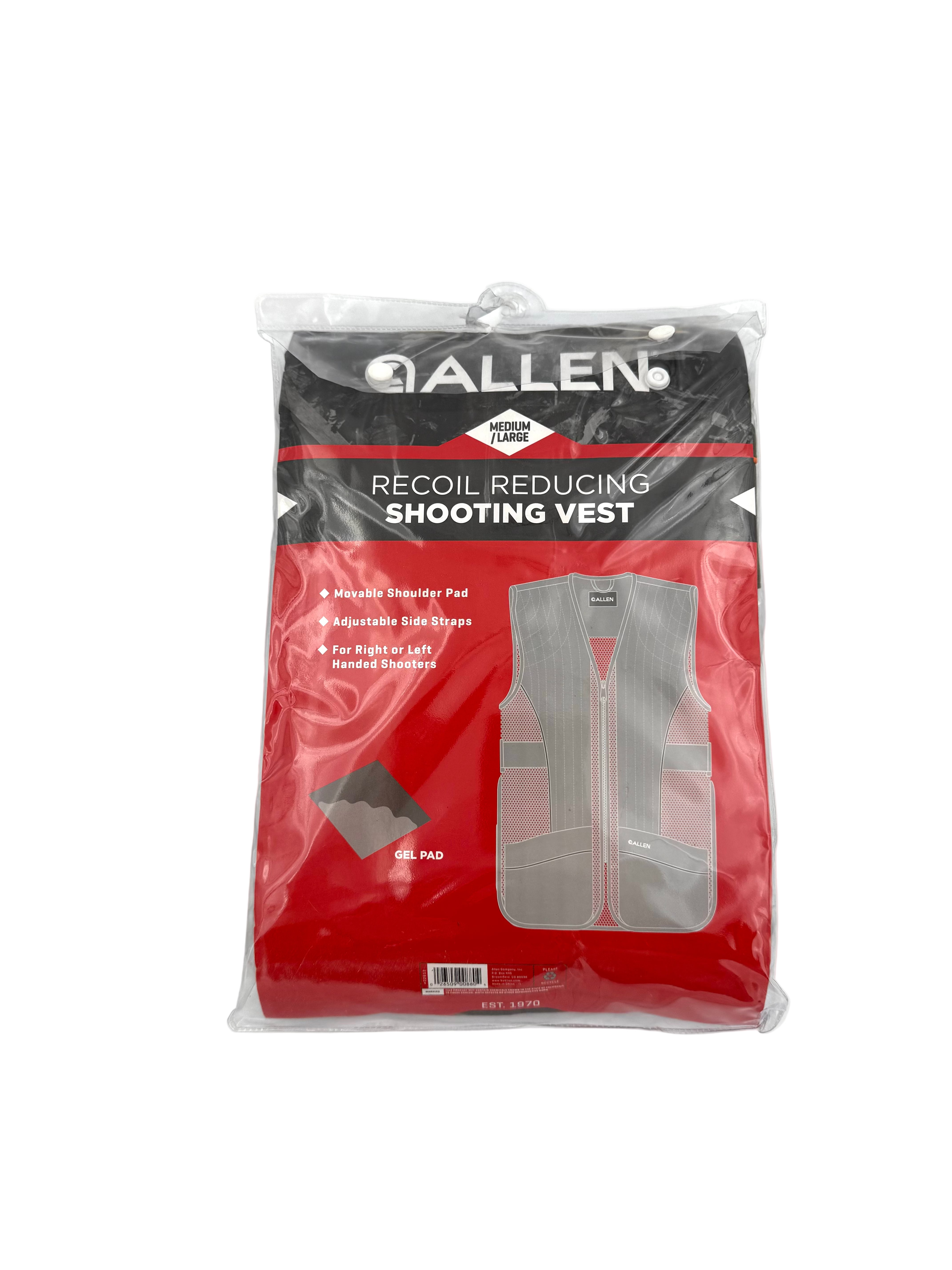 Allen Recoil Reducing Shooting Vest M/L