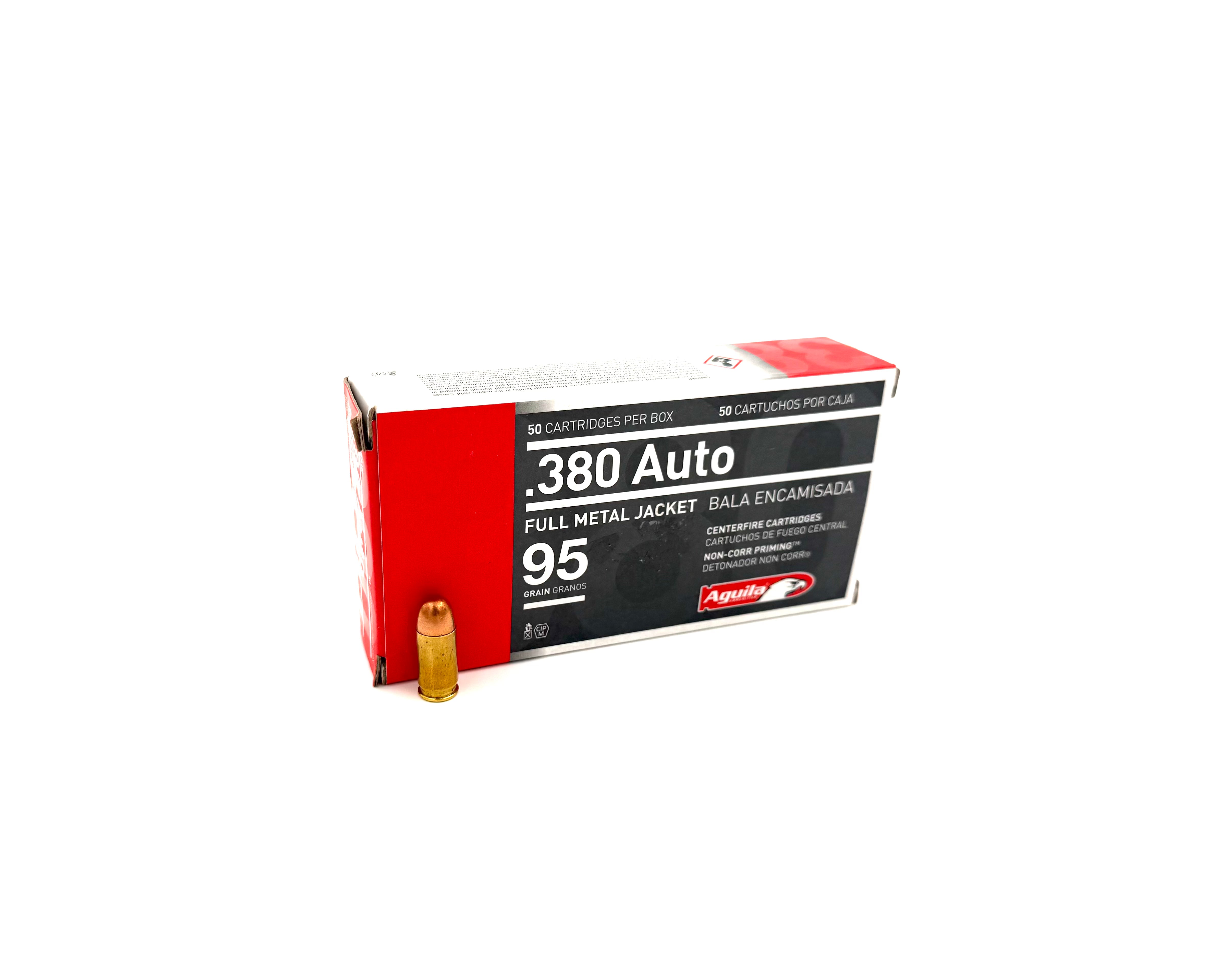 Aguila Ammunition 380 Auto 95gr FMJ - 50ct