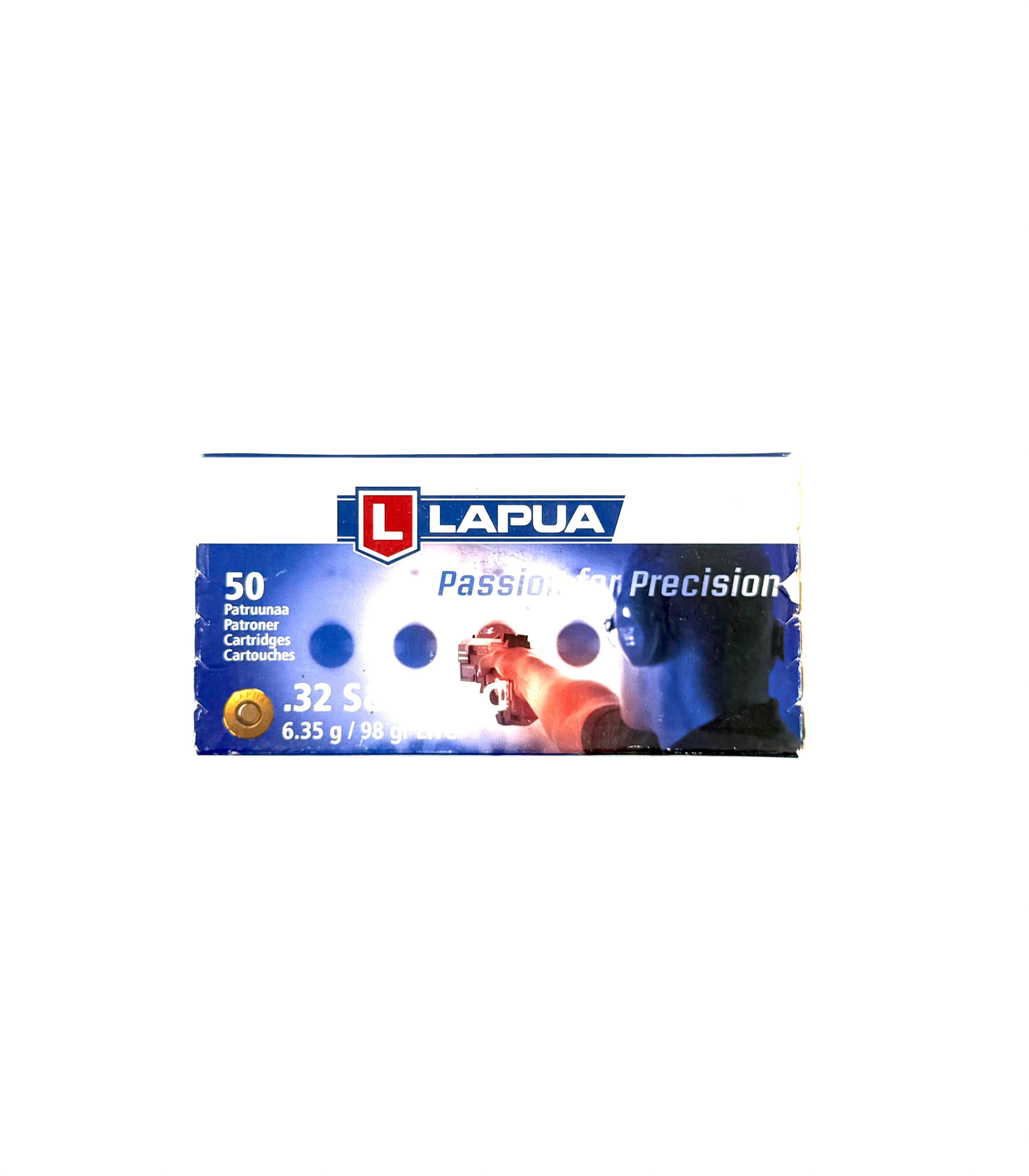 Lapua 32 S&W 98gr LWC - 50ct