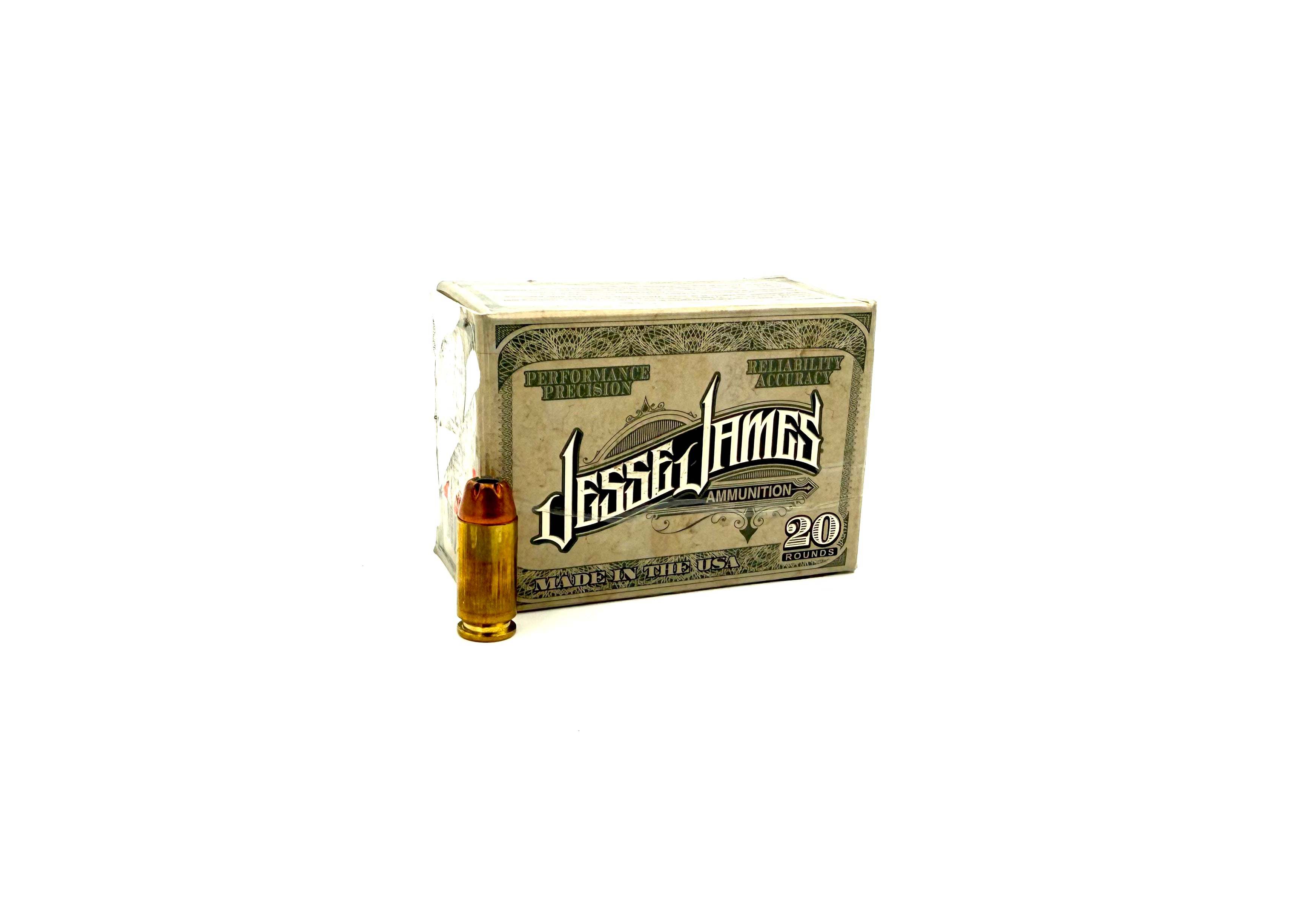 Jesse James 40 S&W 180gr JHP - 20ct