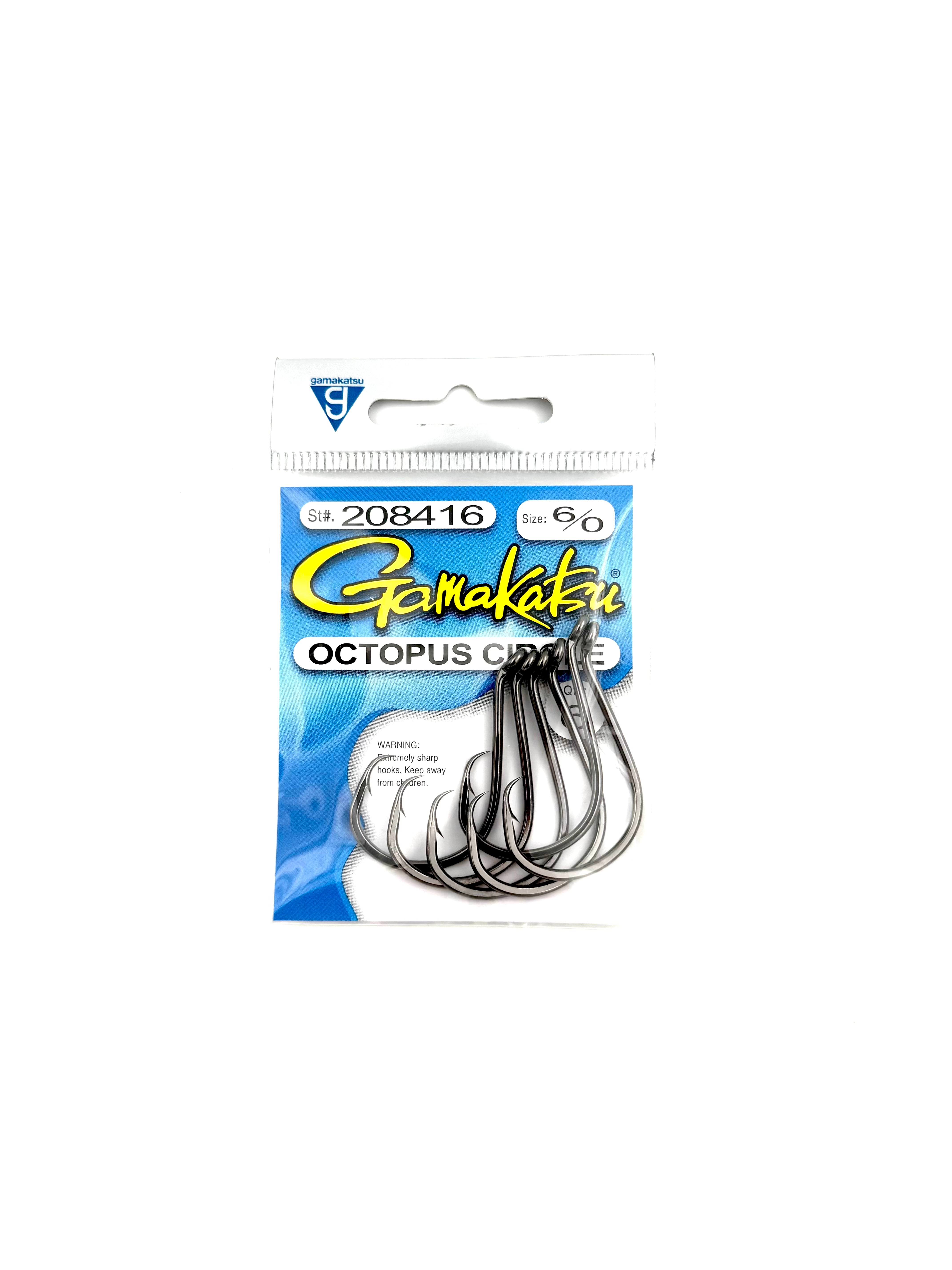 Gamakatsu Octopus Circle Hooks - Size 6/0 6pk