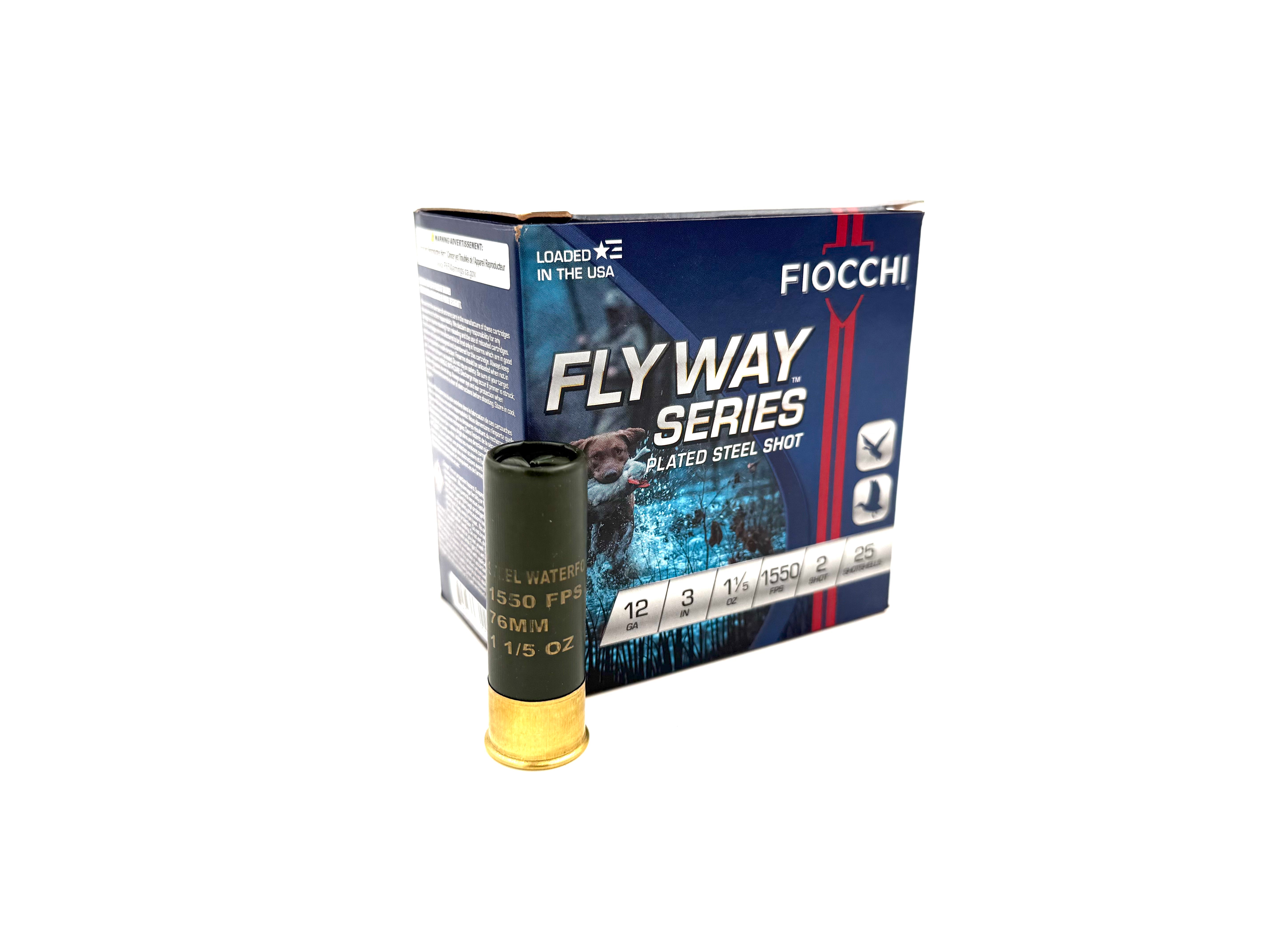 Fiocchi Fly Way Series 12 Gauge 3" 2 Shot - 25ct