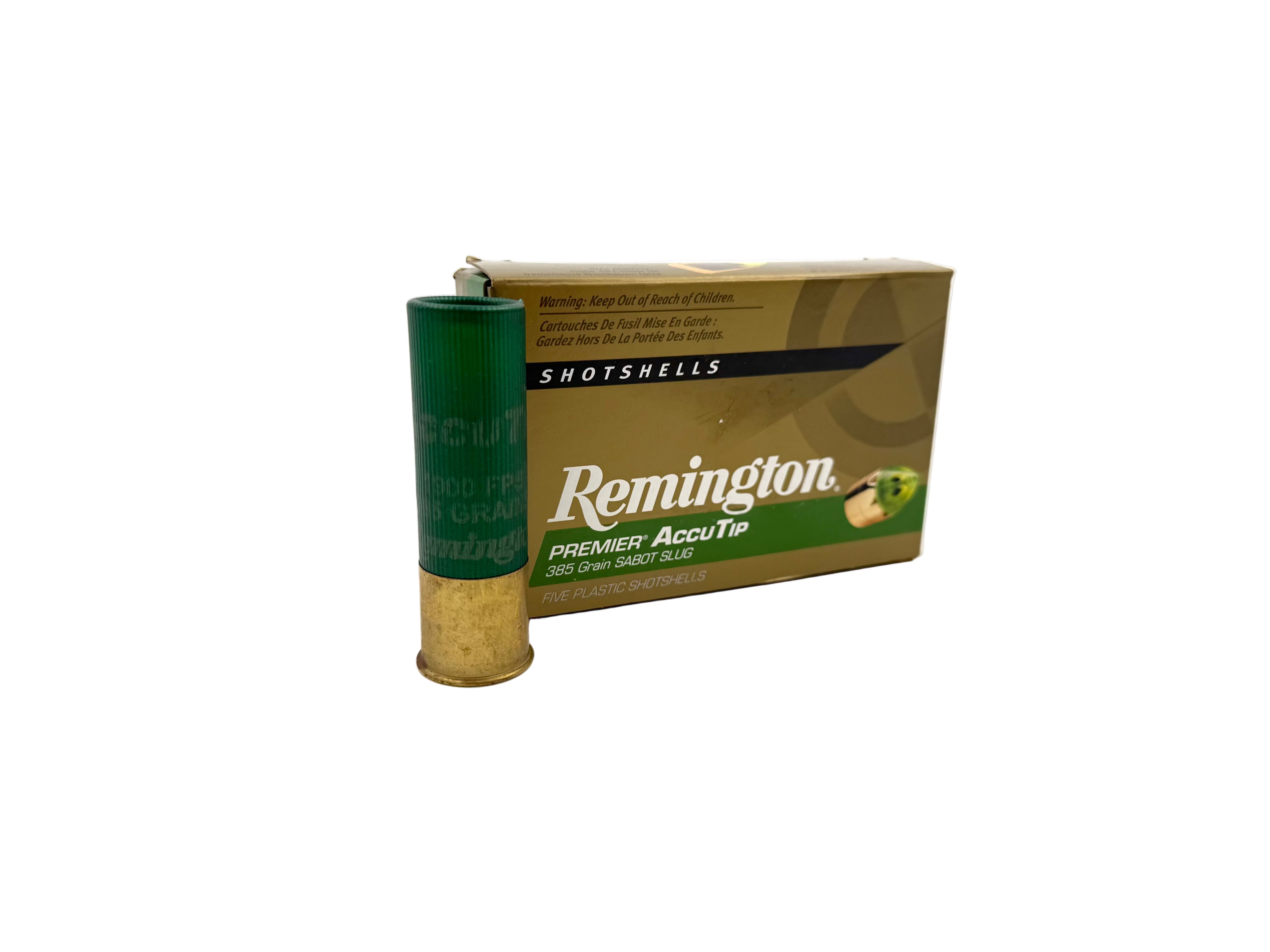 Remington Premier AccuTip 12 Gauge 385gr Sabot Slug - 5ct