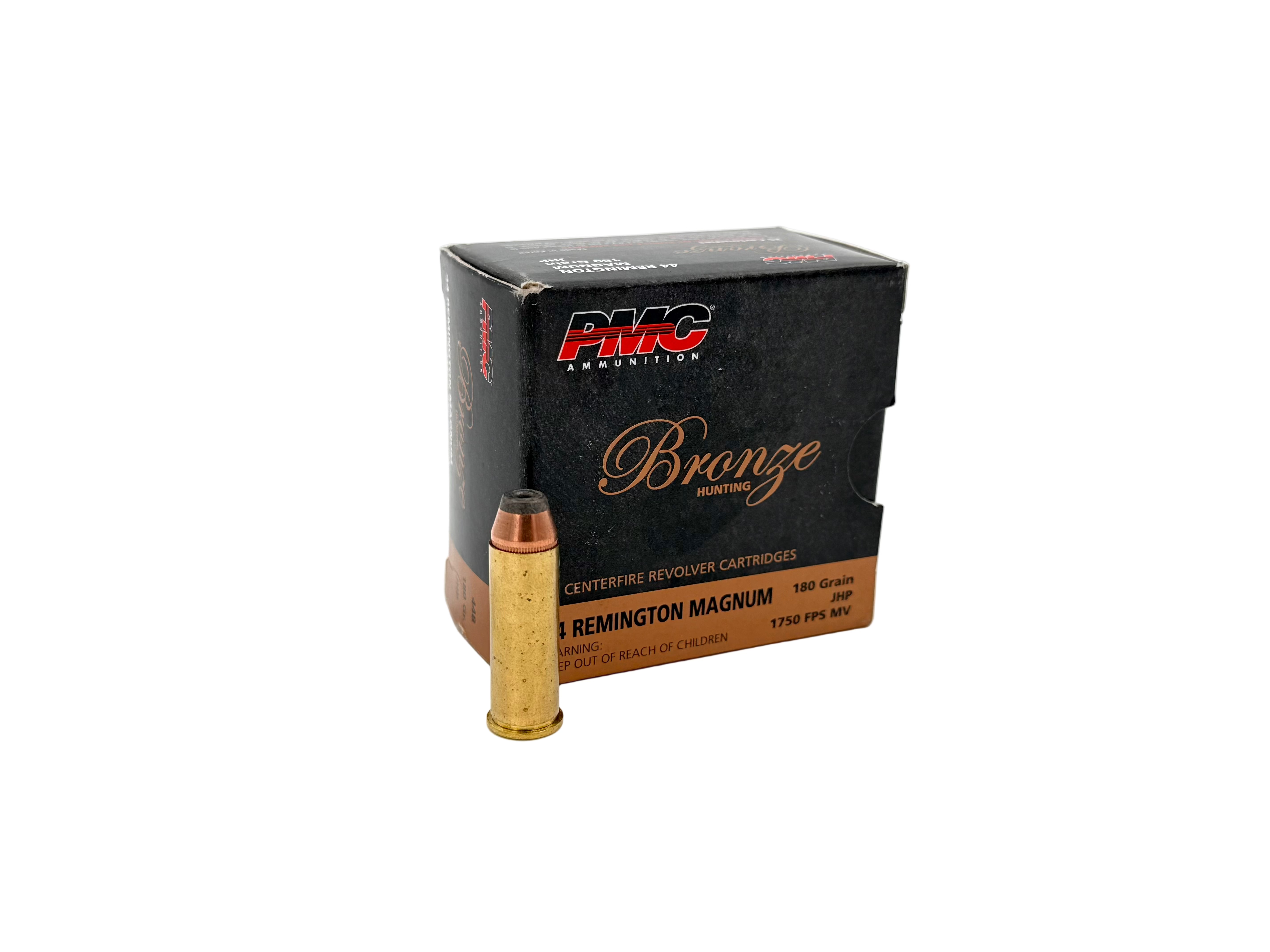 PMC Ammunition Bronze 44 Rem MAG 180gr JHP - 25ct