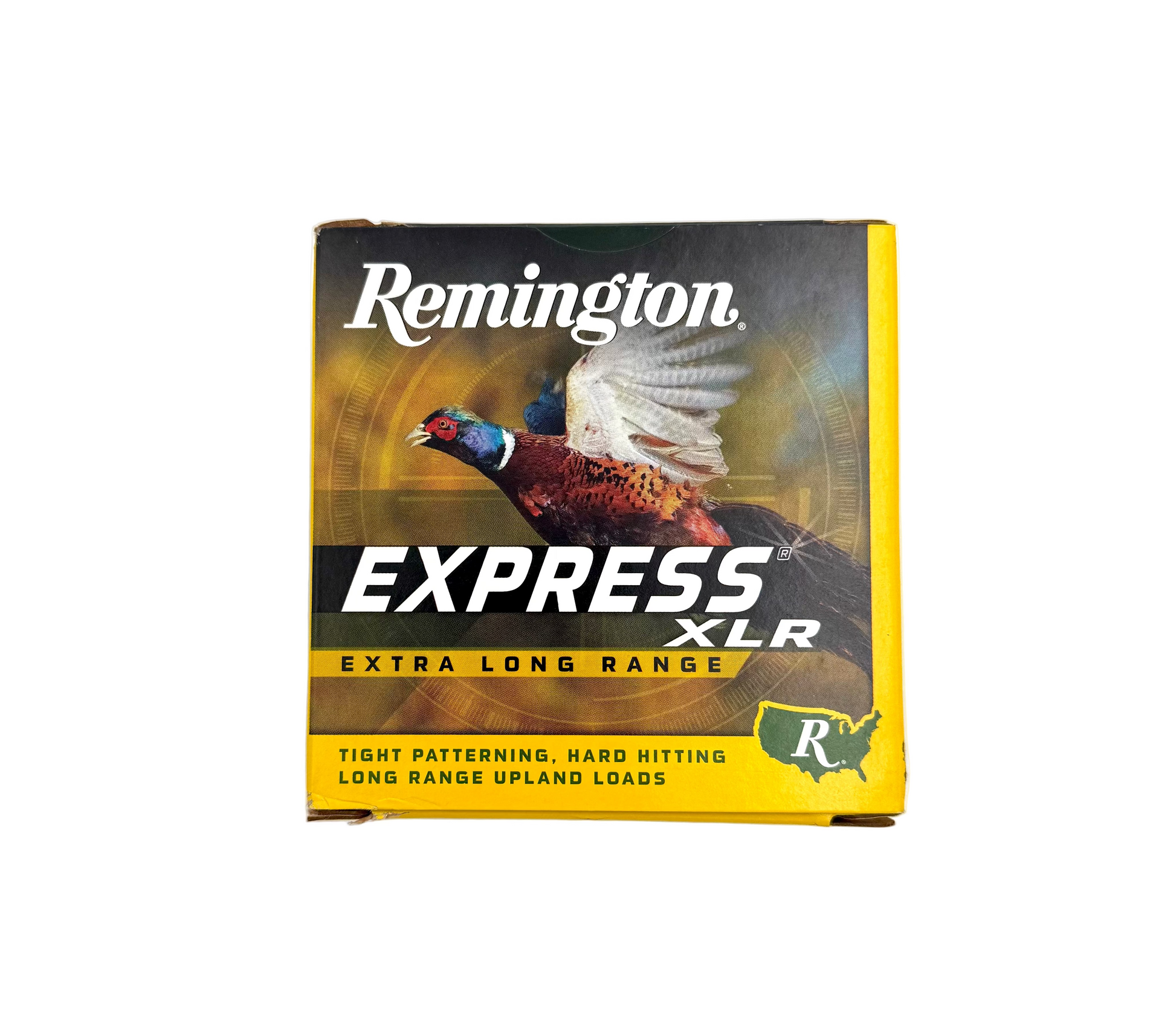 Remington Express XLR 12 Gauge 2 3/4-inch 5-shot shotgun shells, 25 count, for hunting and target shooting.