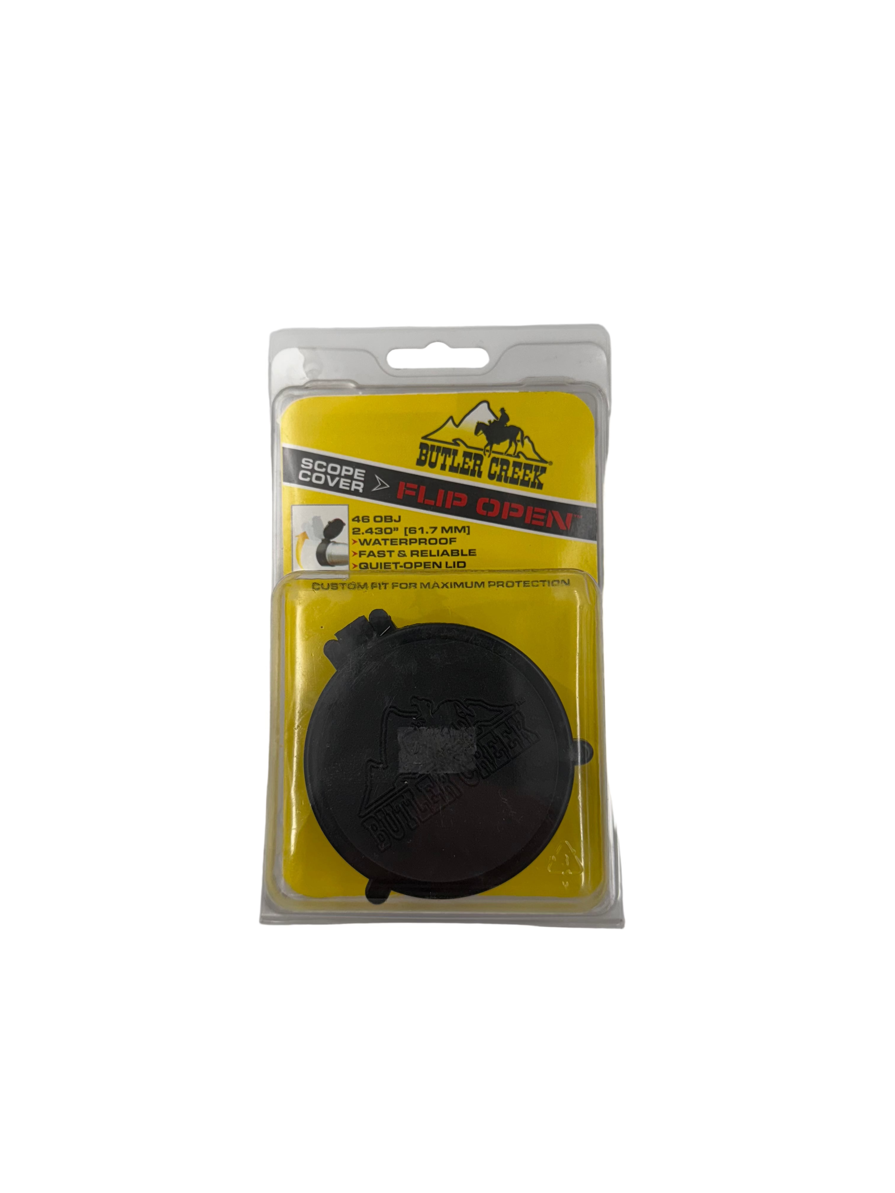 Butler Creek Flip Open Scope Cover - 46 Obj. 2.430” (61.7mm) #30460