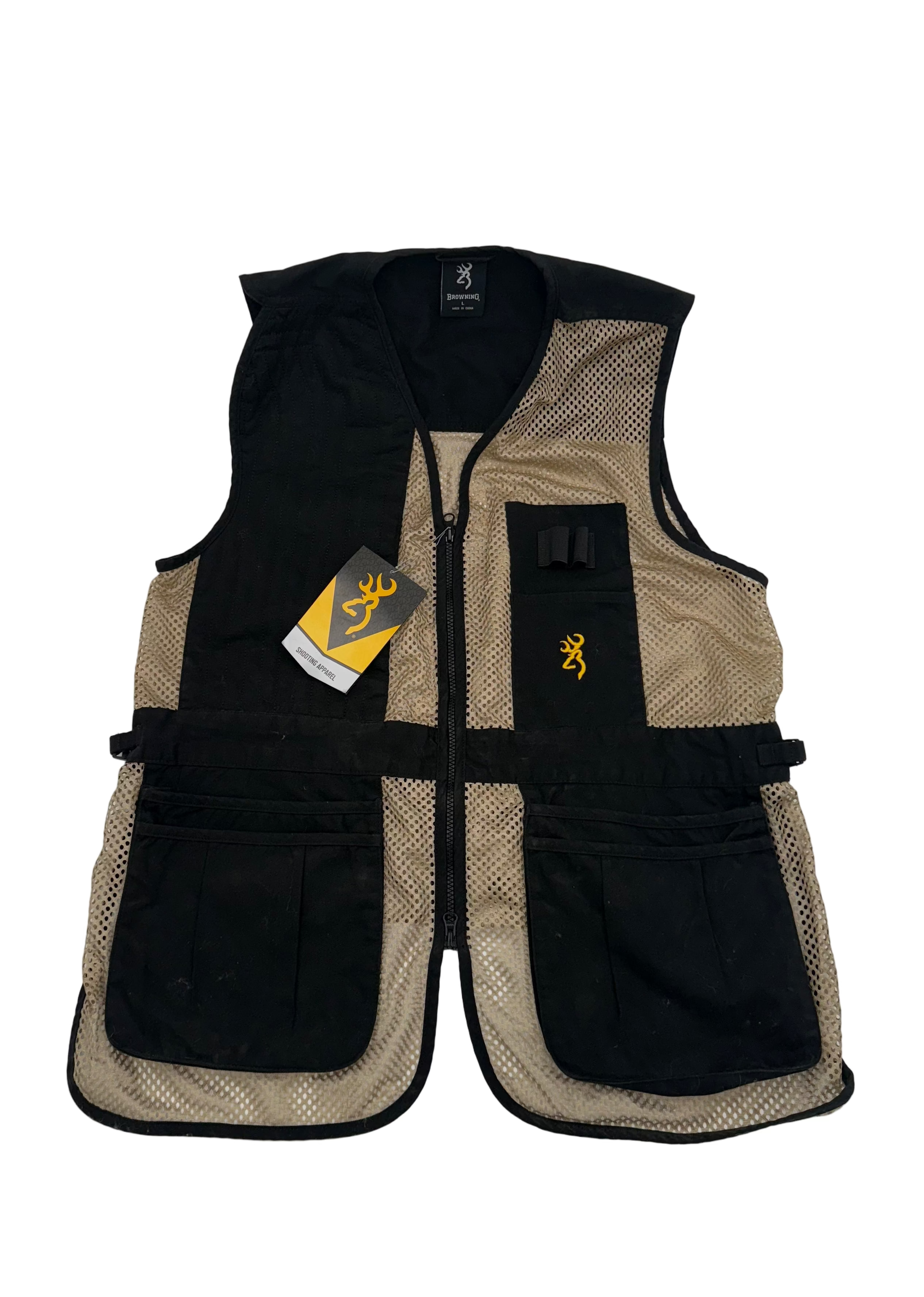 Browning Vest - Trapper Creek - Black/Tan - Large