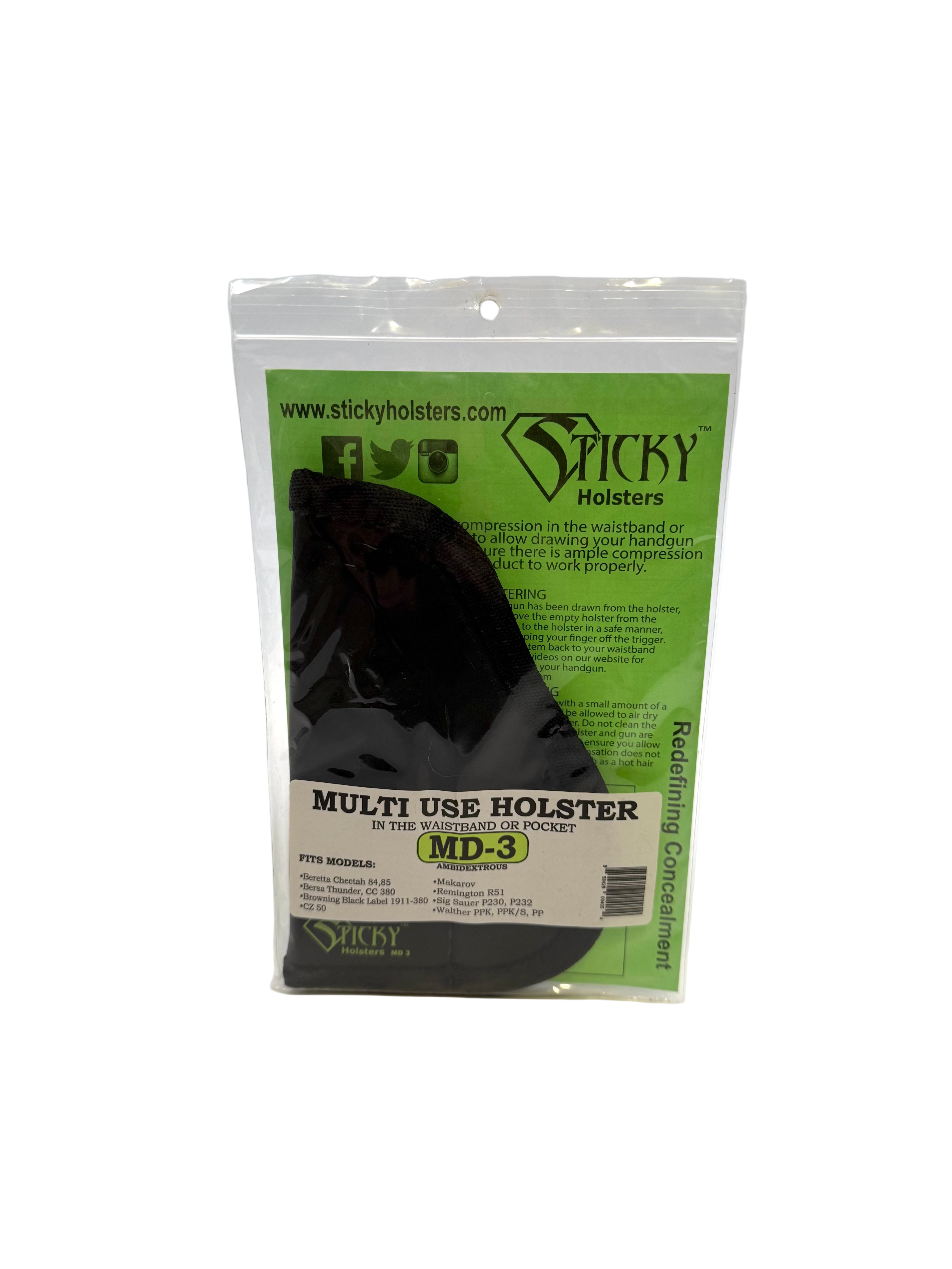 Sticky Holsters MD-3 Ambidextrous Holster