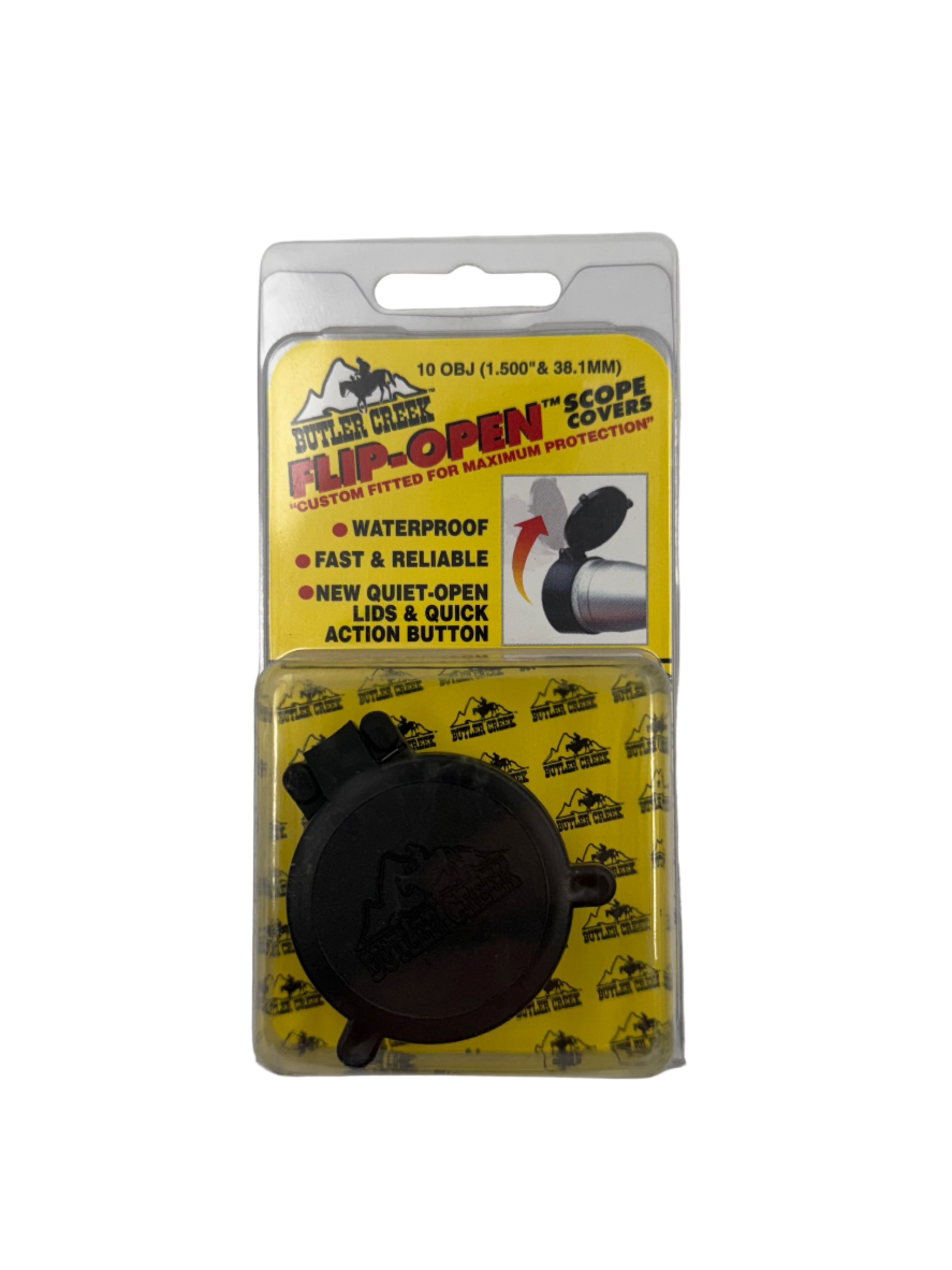 Butler Creek Flip Open Scope Cover - 10obj. 1.500” (38.1mm)