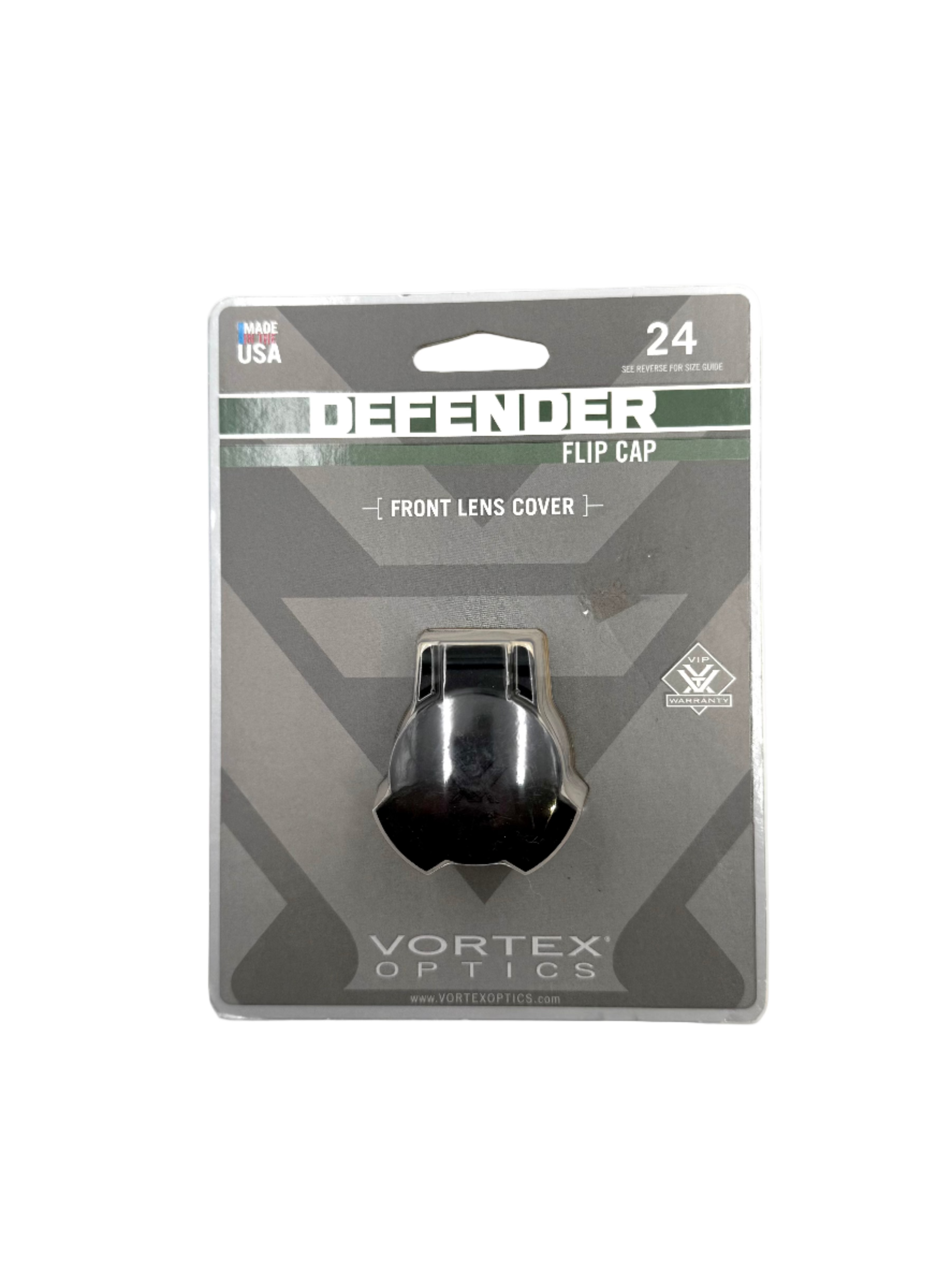 Vortex Optics Defender Flip Cap Front Lens Cover - 24 (28.25-31.25mm)