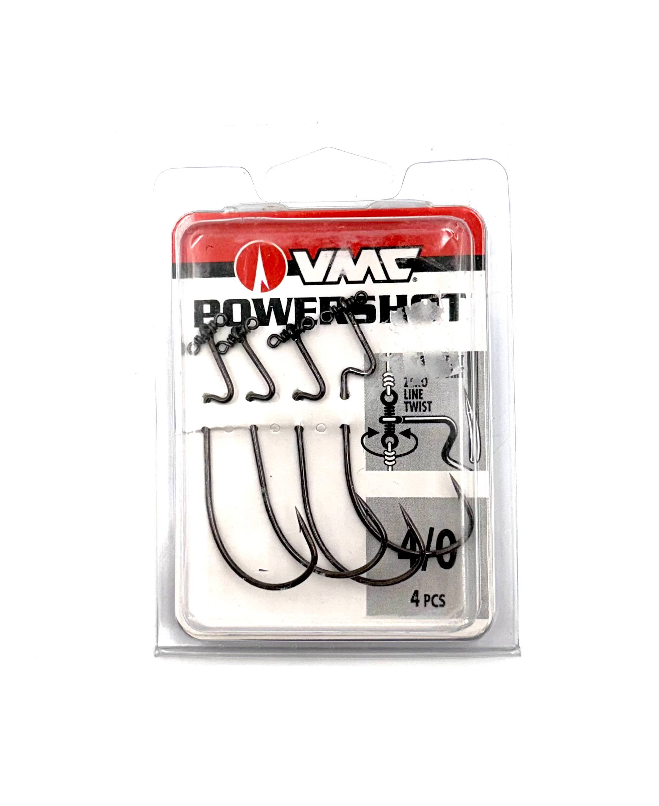 VMC Powershot Hooks - Size 4/0 4pk
