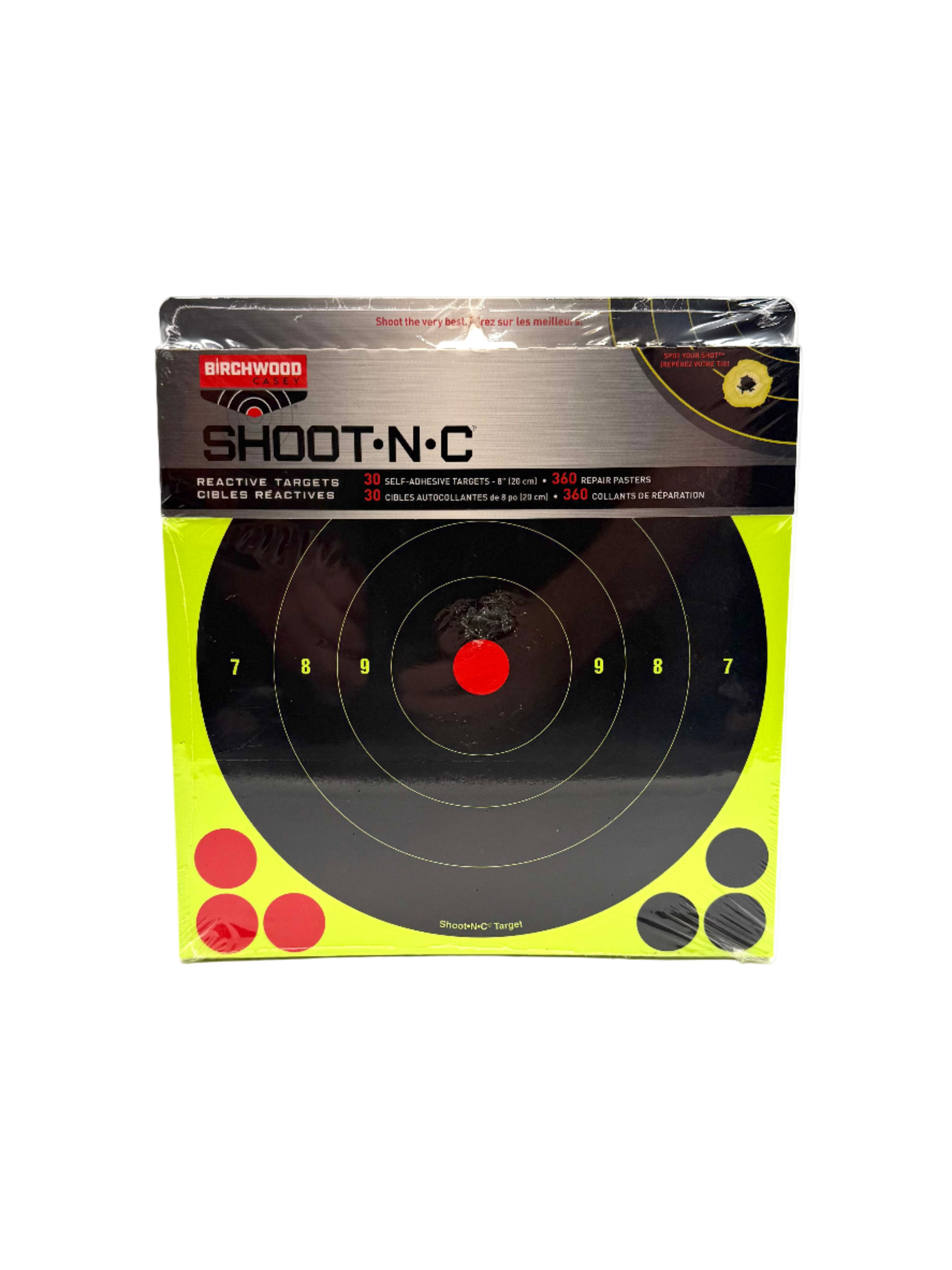 Birchwood Casey Shoot-N-C Reactive Targets - 8” 30pk BC-34825
