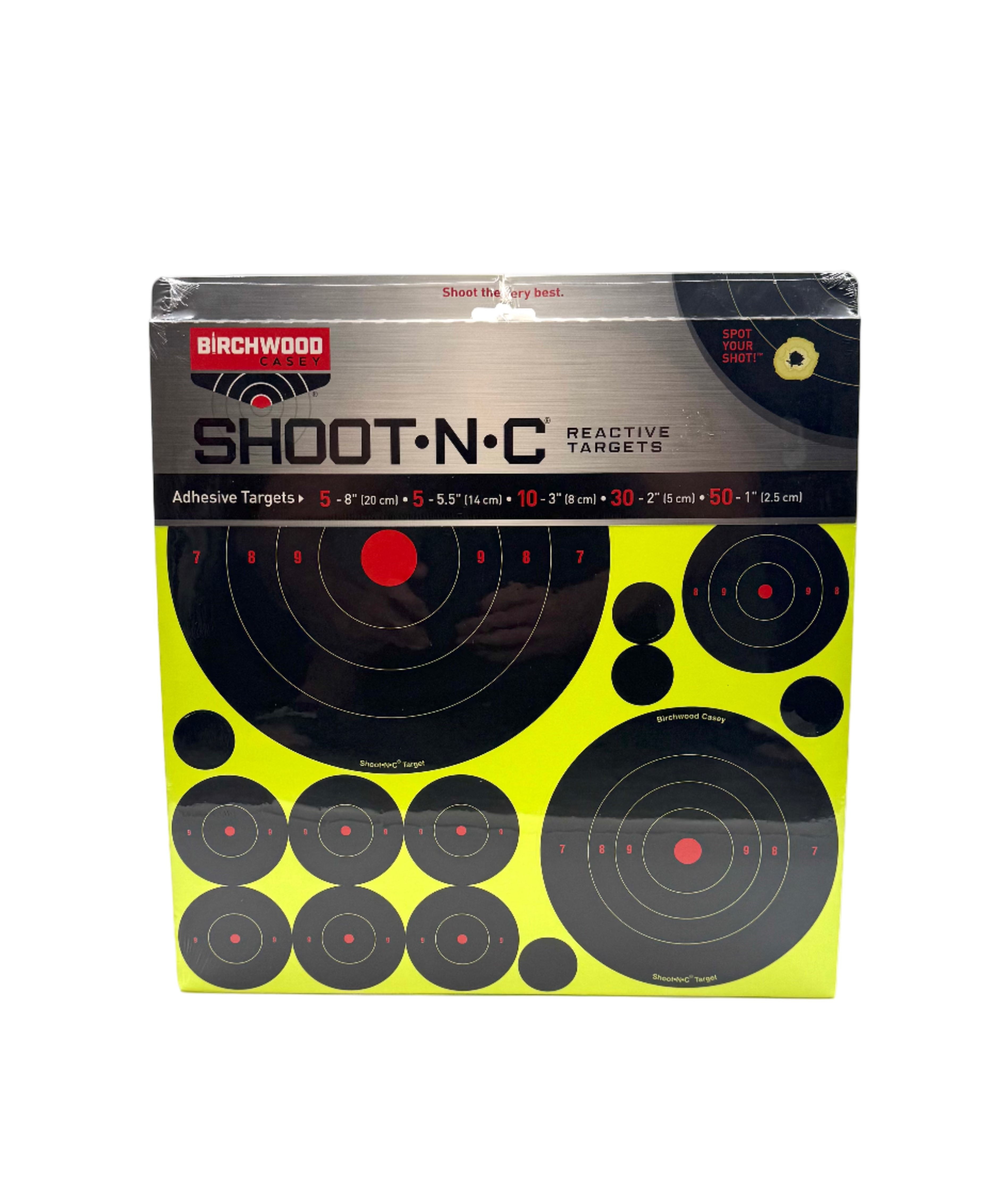 Birchwood Casey Shoot-N-C Reactive Adhesive Targets - Multipack BC-34018