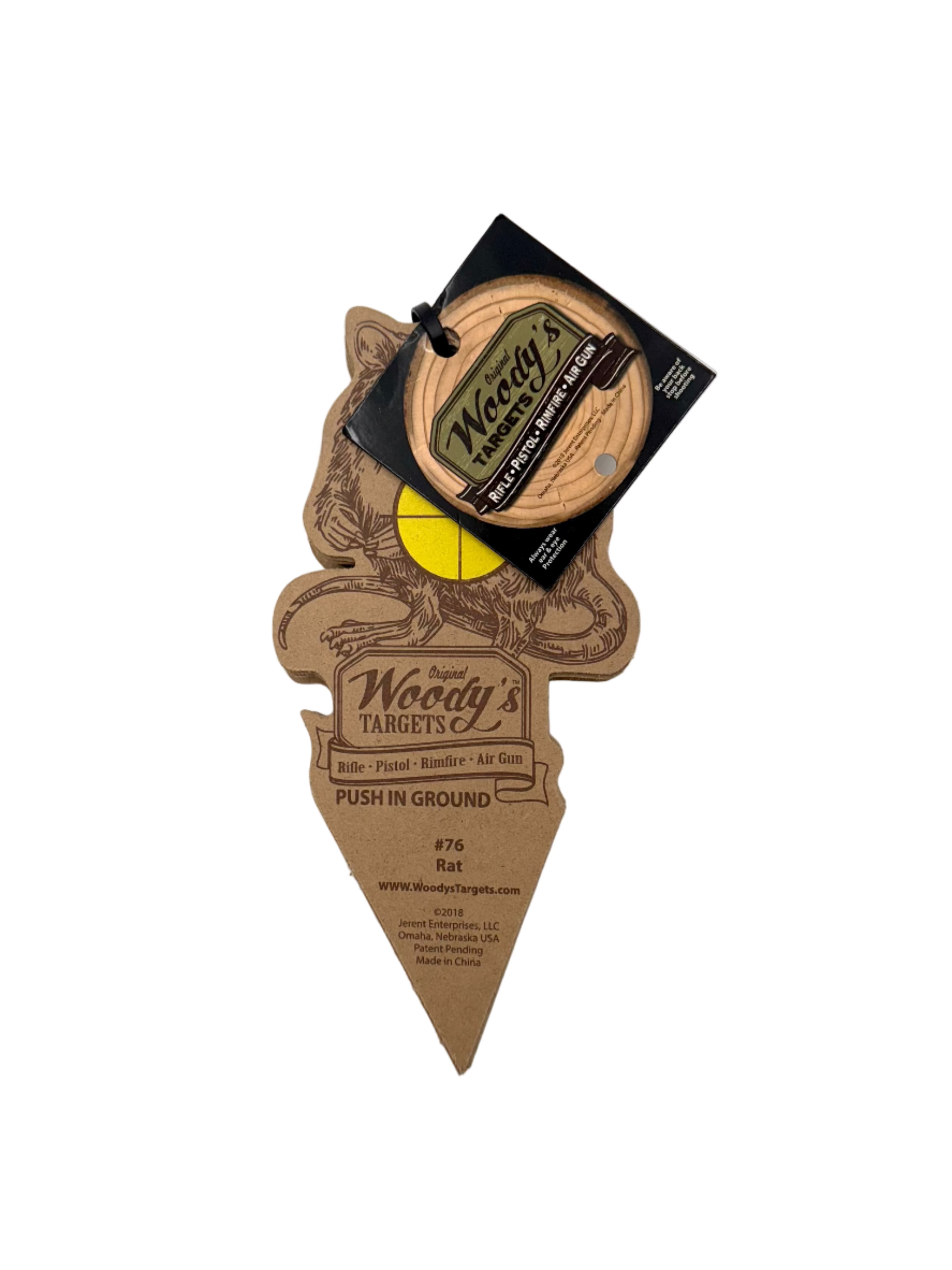 Woody’s Targets Push In Ground #76 Rat Targets - 6pk
