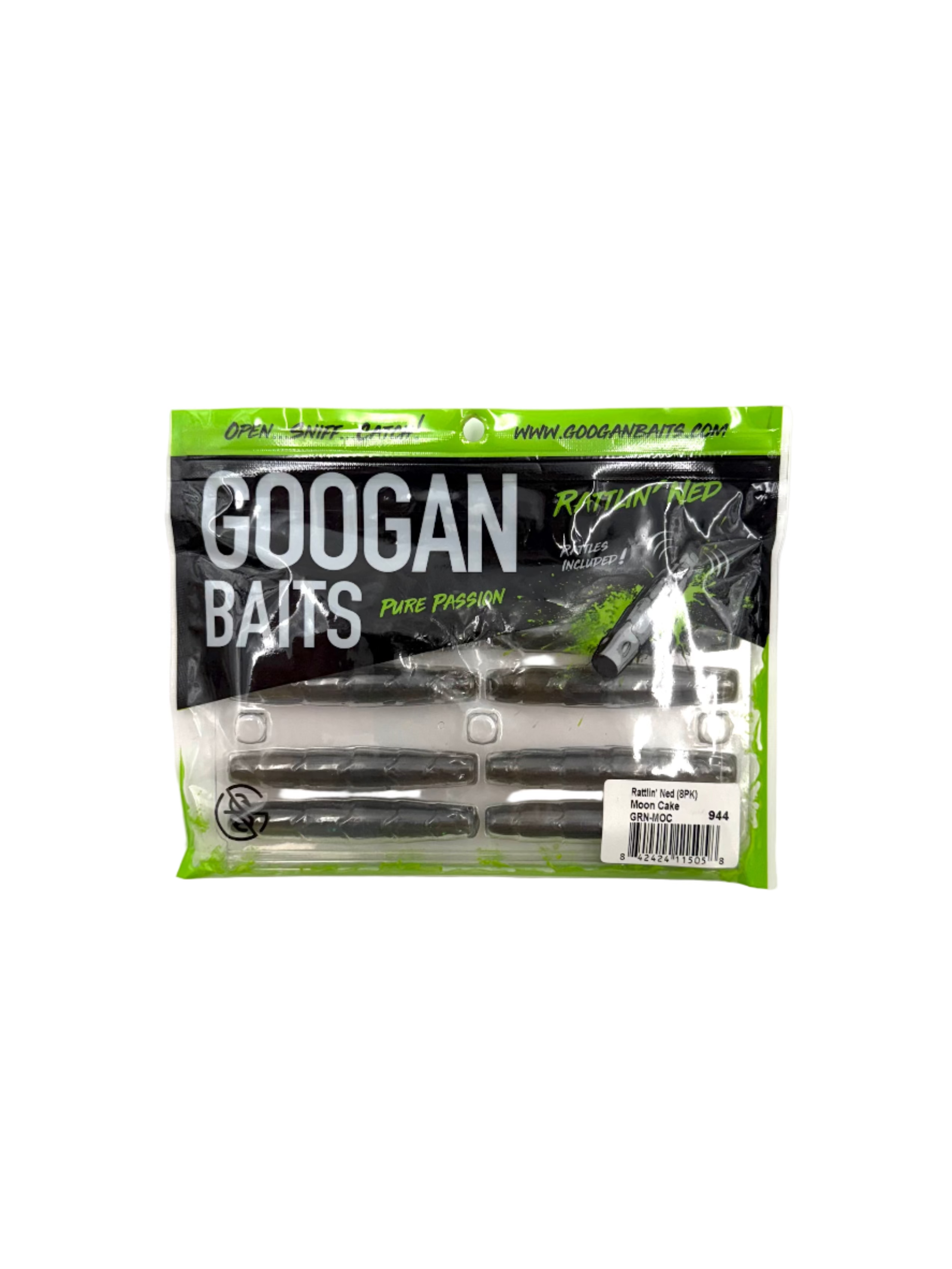 Googan Baits Rattlin Ned - Moon Cake - 8pk