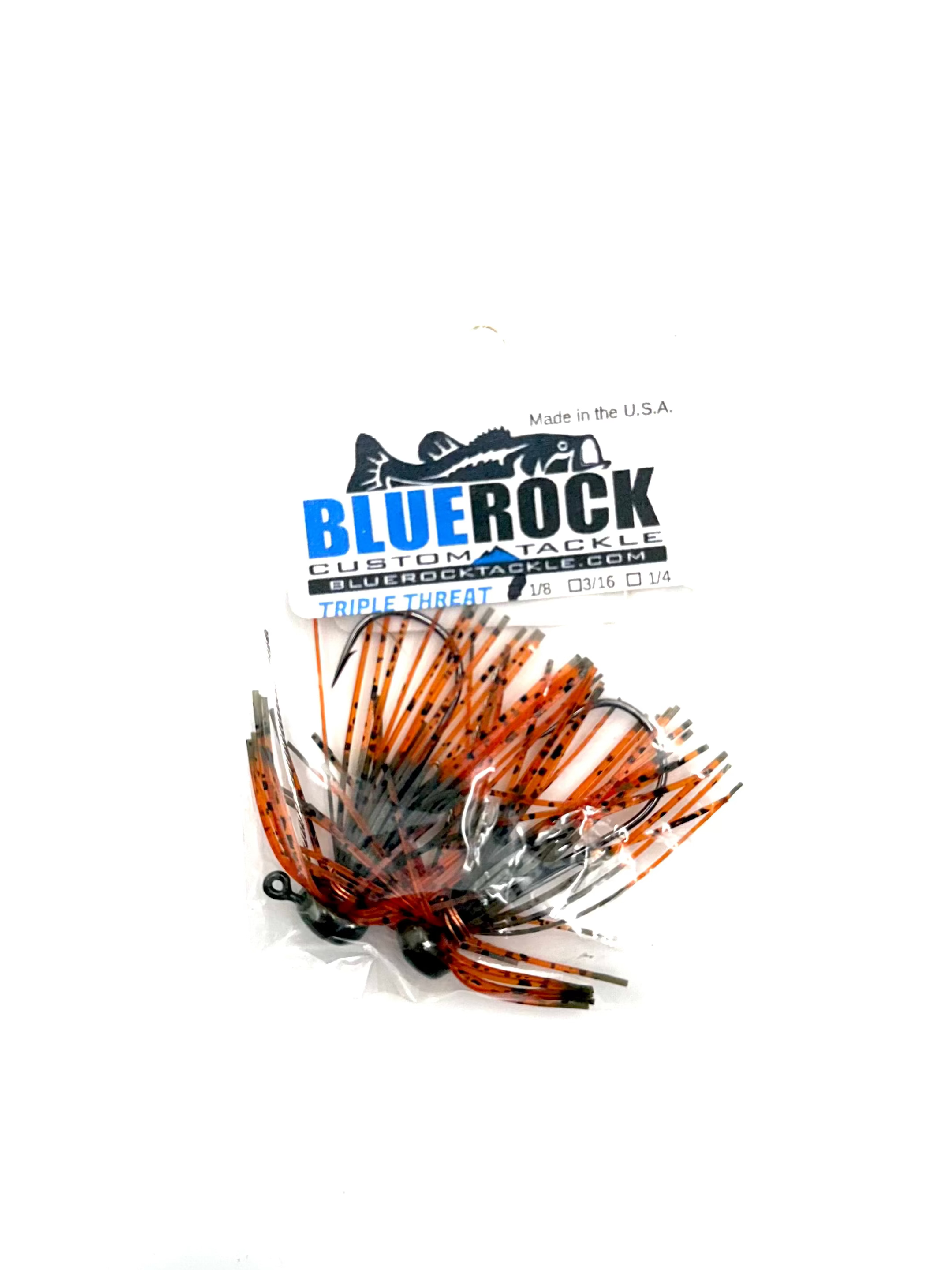 Blue Rock Triple Threat Finesse Jig 1/8 - 2pk