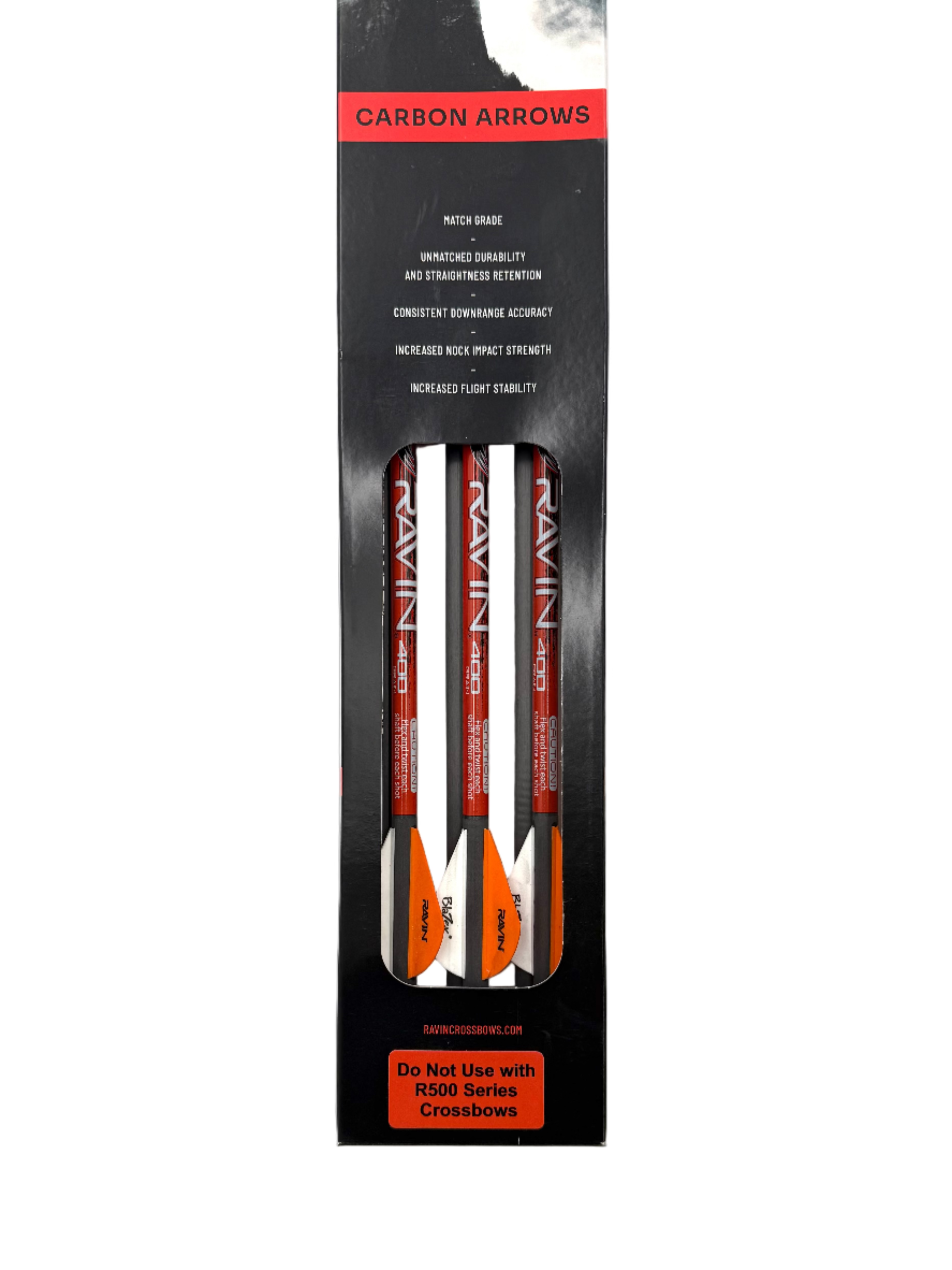 Ravin .003 Carbon Arrows - 400gr - 6pk