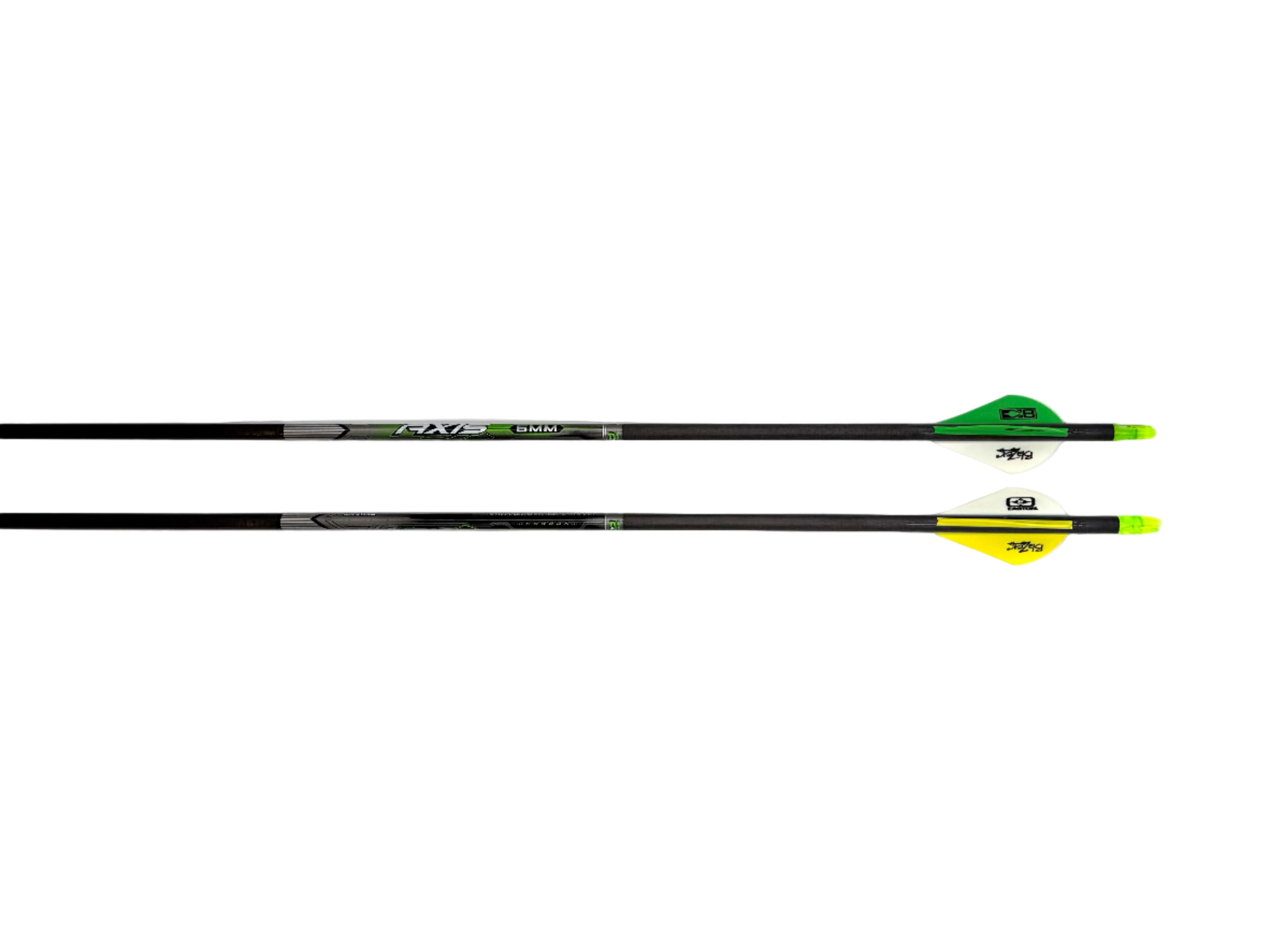 Easton Axis 5mm Carbon Arrow 340gr 9.5 GPI - Singles (Orange, Yellow, Green)