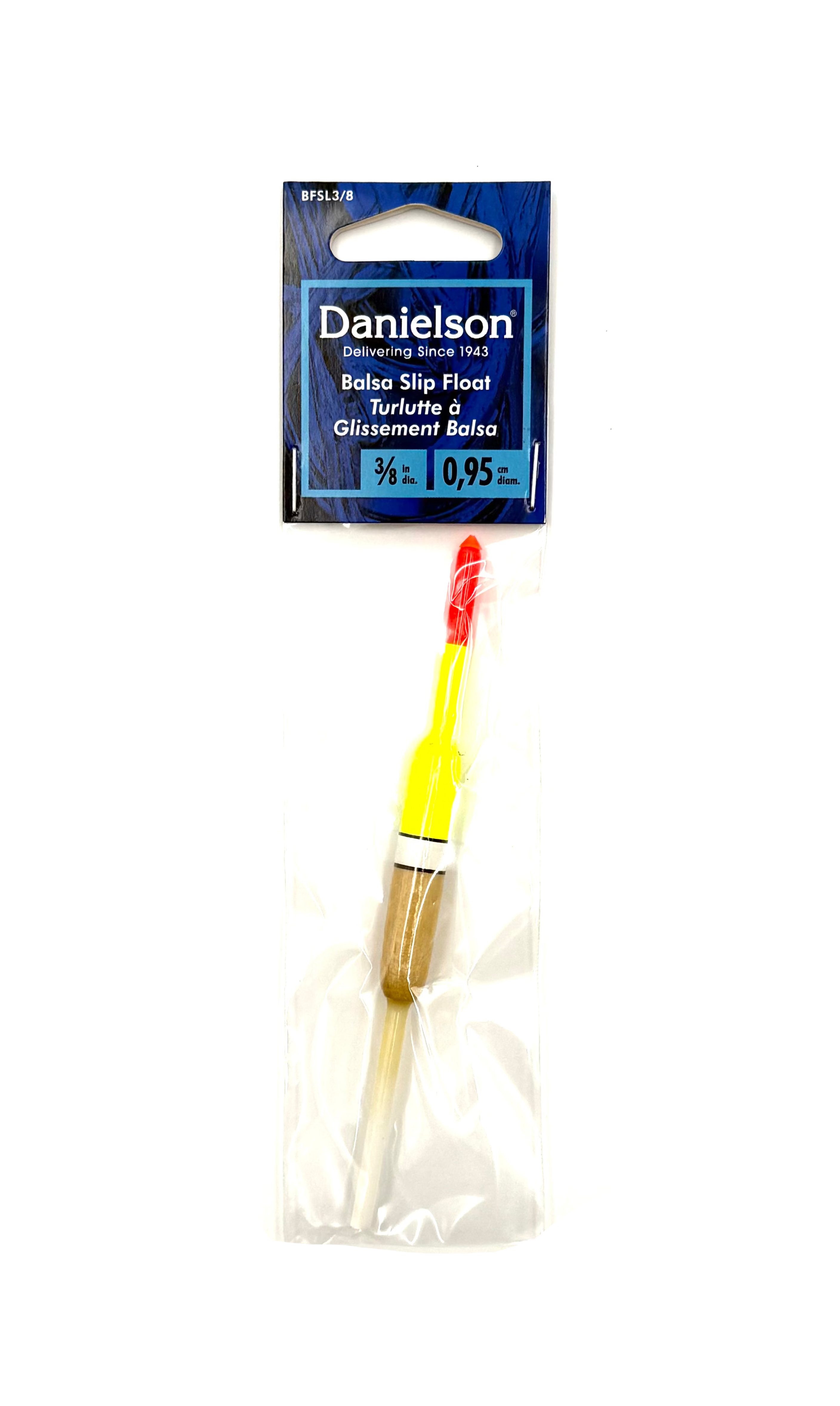 Danielson Balsa Slip Float 3/8" dia.