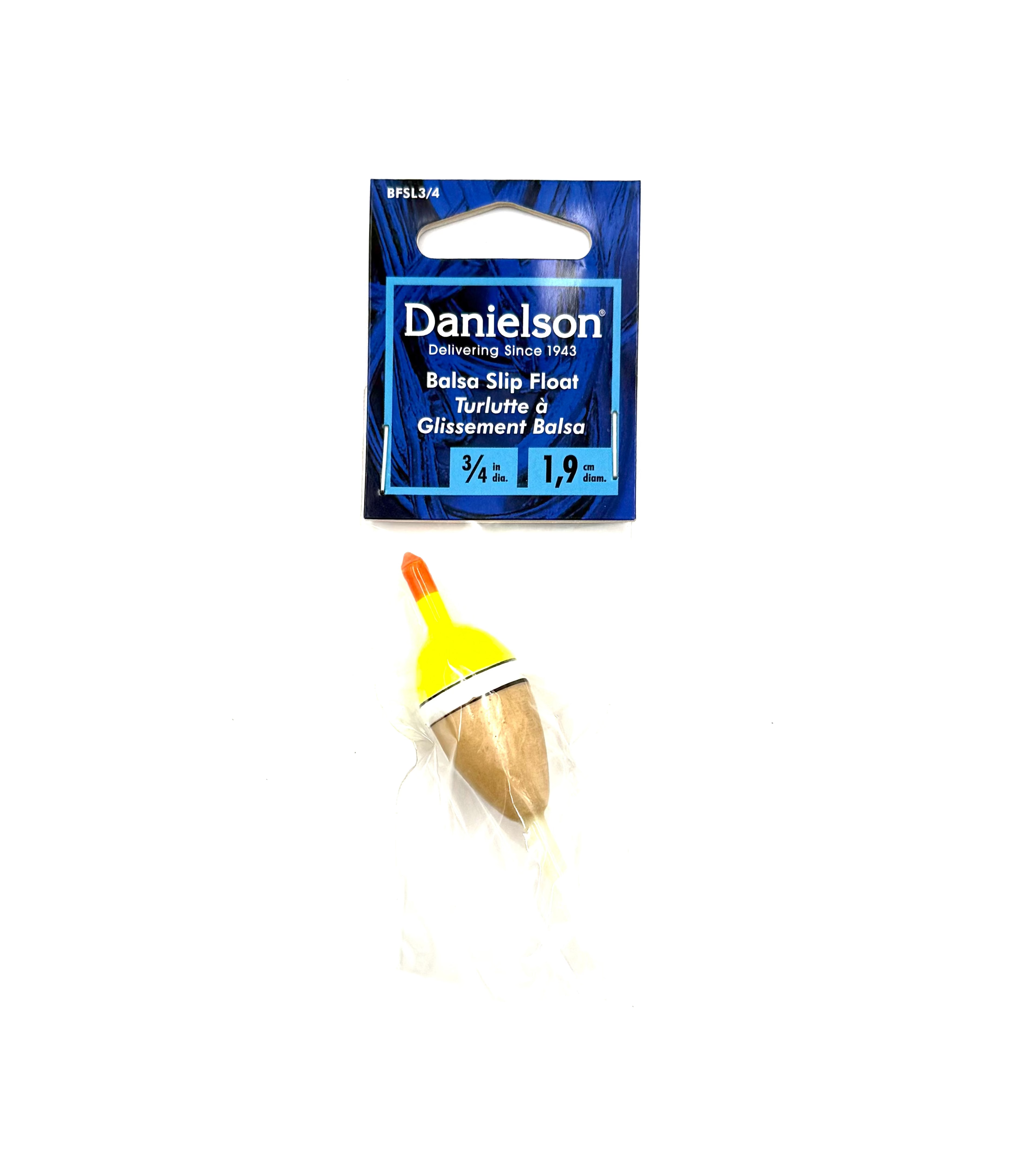 Danielson Balsa Slip Float 3/4" dia.
