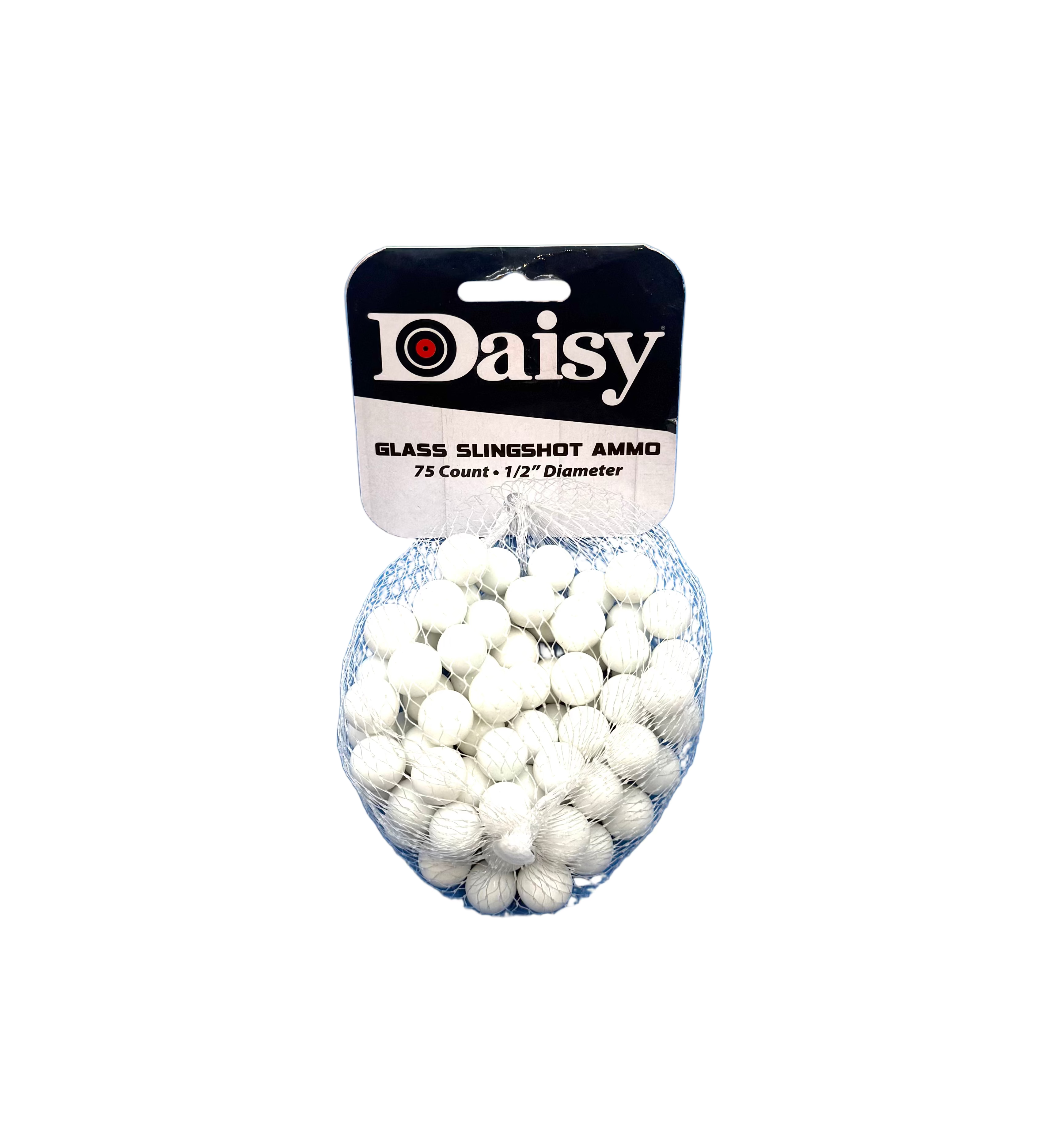 Daisy Glass Slingshot Ammo 1/2" dia - 75ct