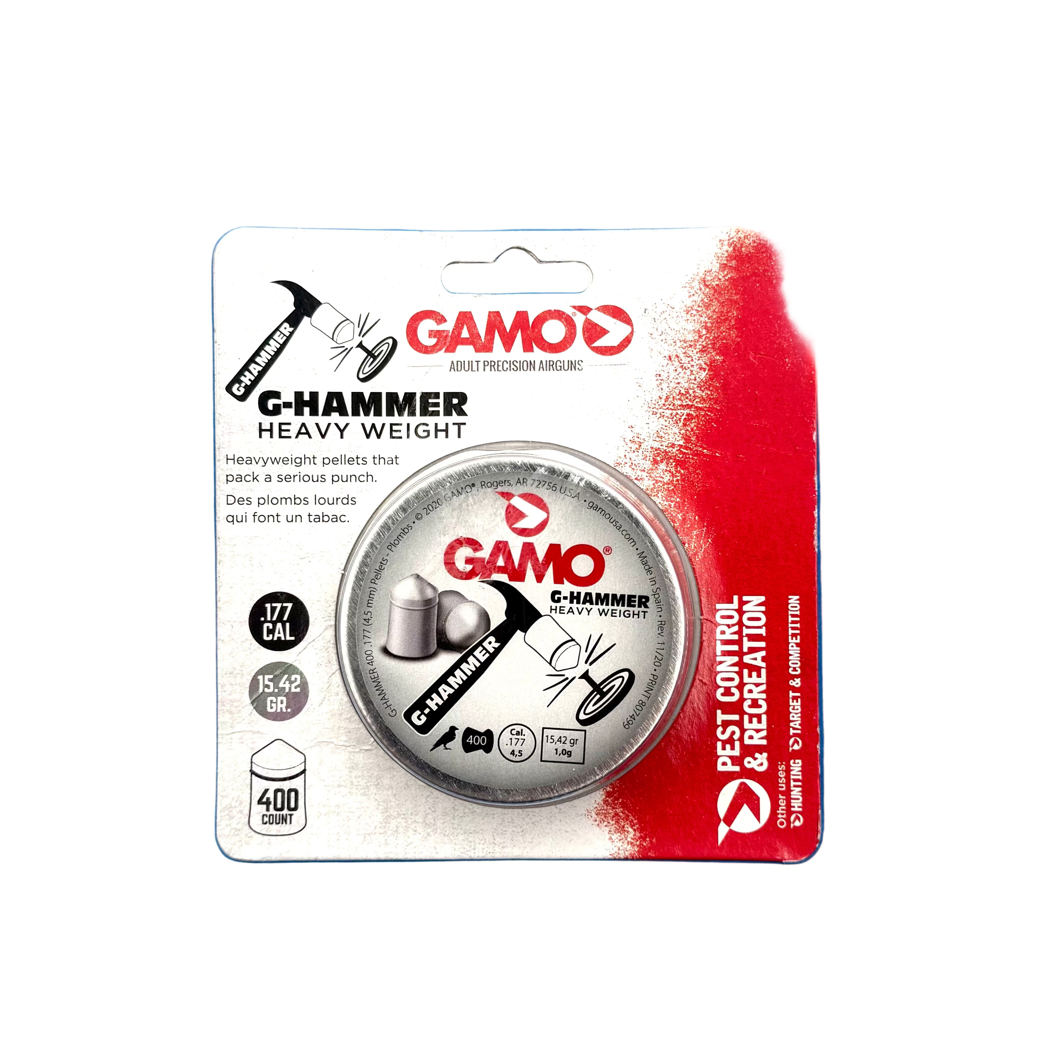 Gamo G-Hammer Heavyweight Pellets .177 cal - 400ct