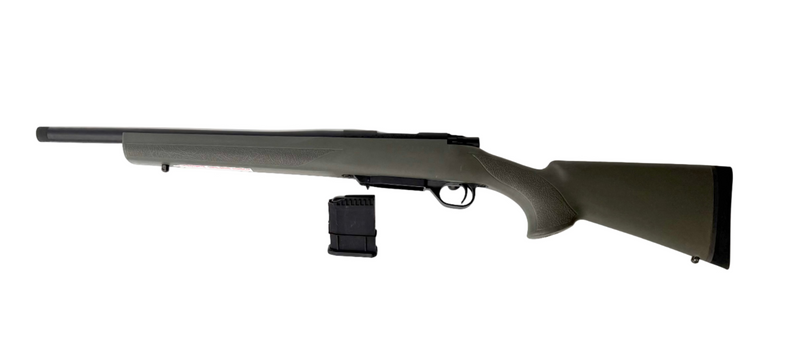 Rifle on a white background