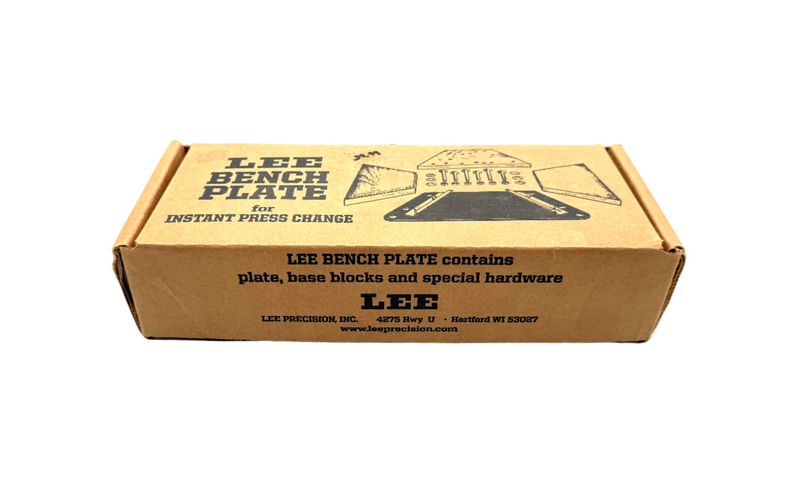 Cardboard box with LEE branding on a white background