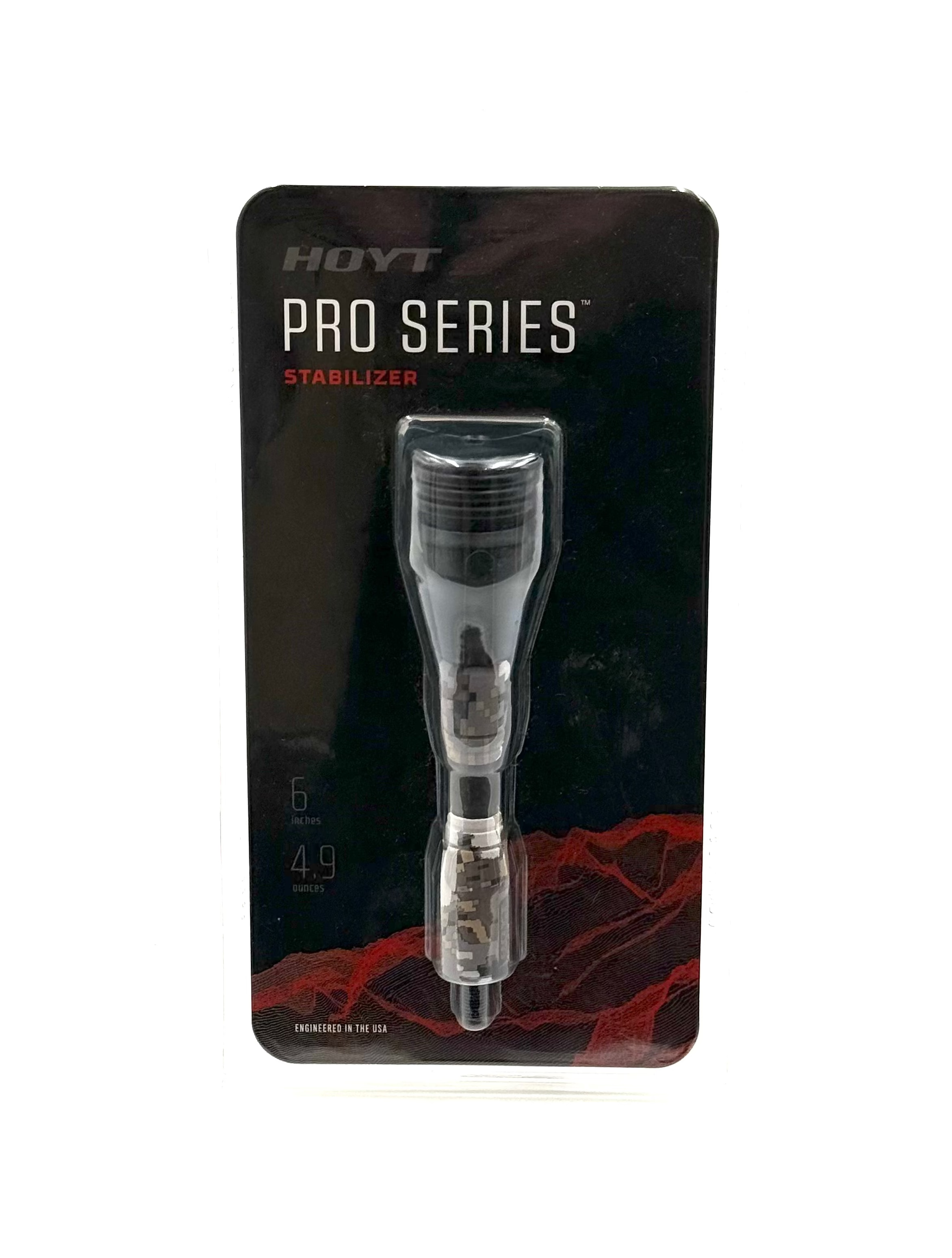 Hoyt Pro Series Stabilizer - 6" 4.9oz - Gore Optifade Elevated II