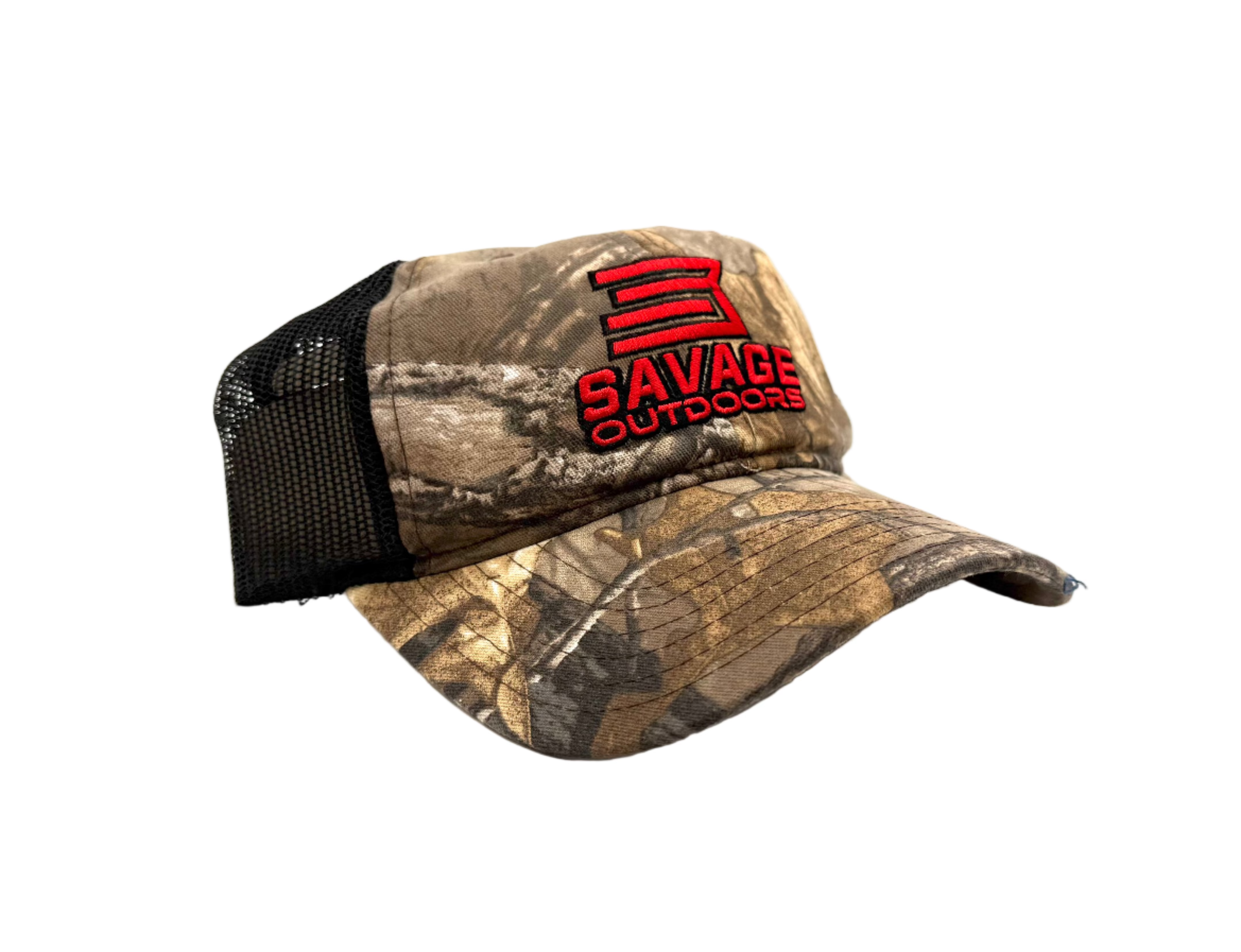 Realtree Savage Outdoors Hat - Camo/Red