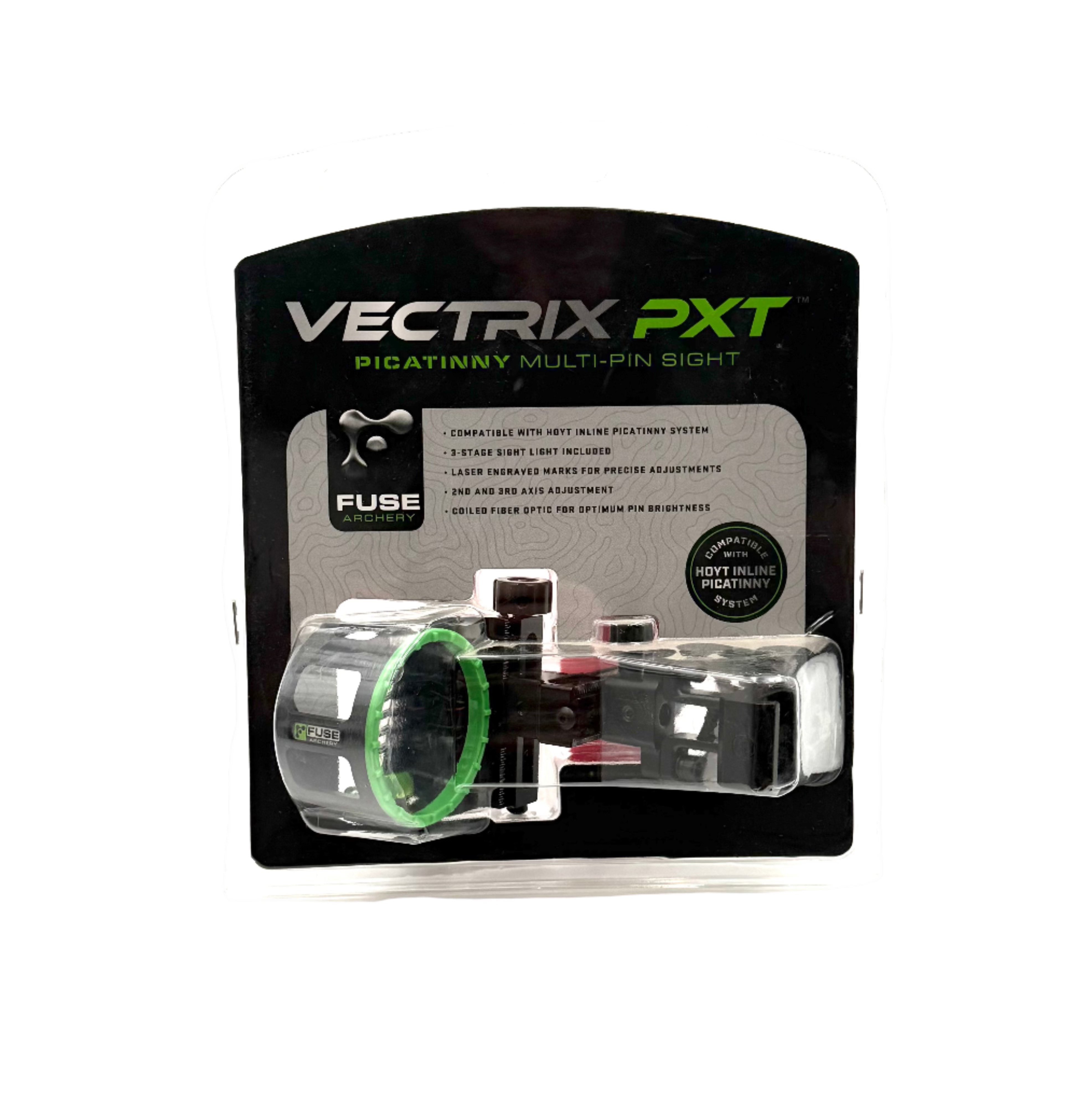 Vectrix PXT Picatinny Multi-Pic Sight packaging on a white background