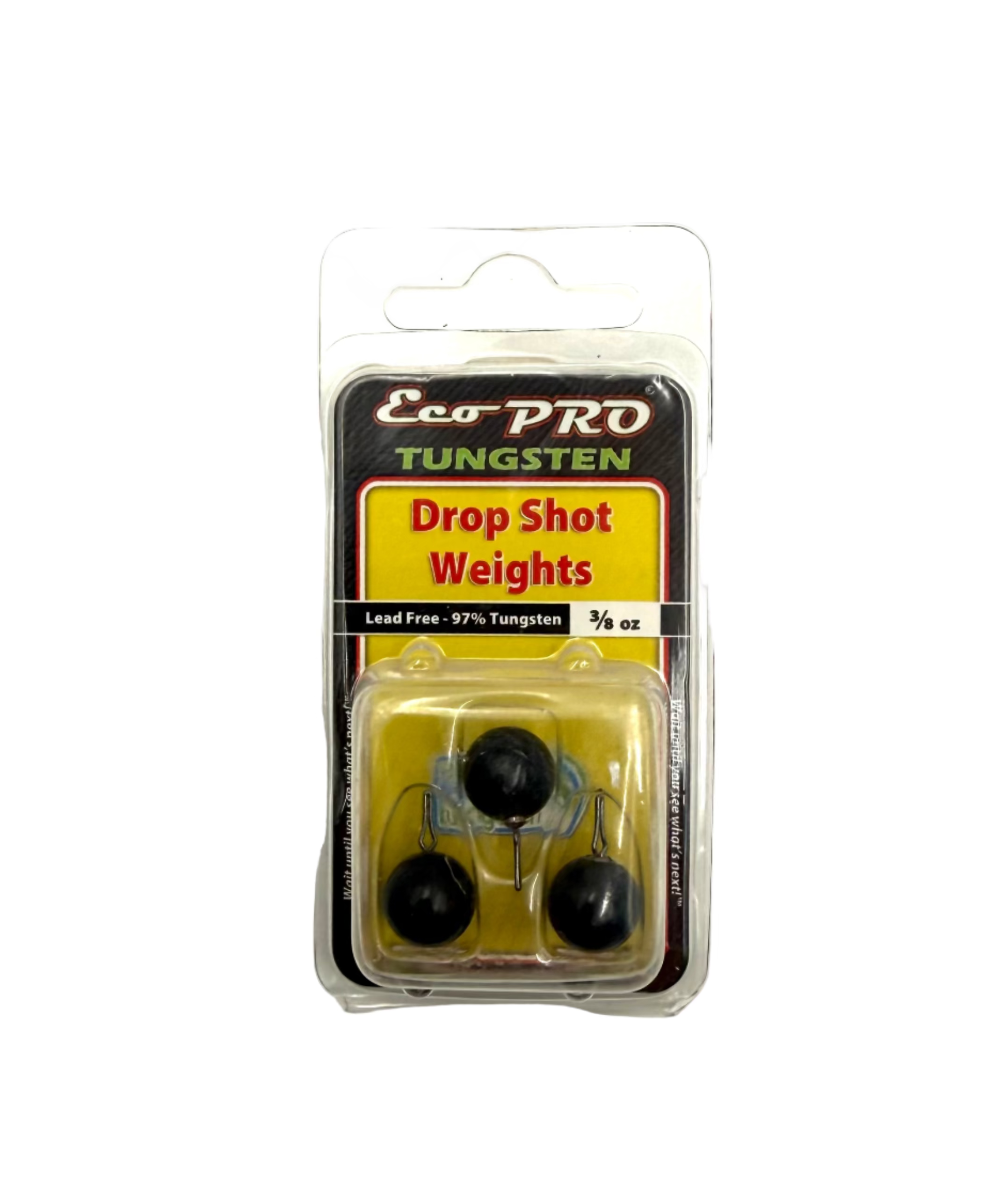 Eco Pro Tungsten Drop Shot 3/8oz - 3ct