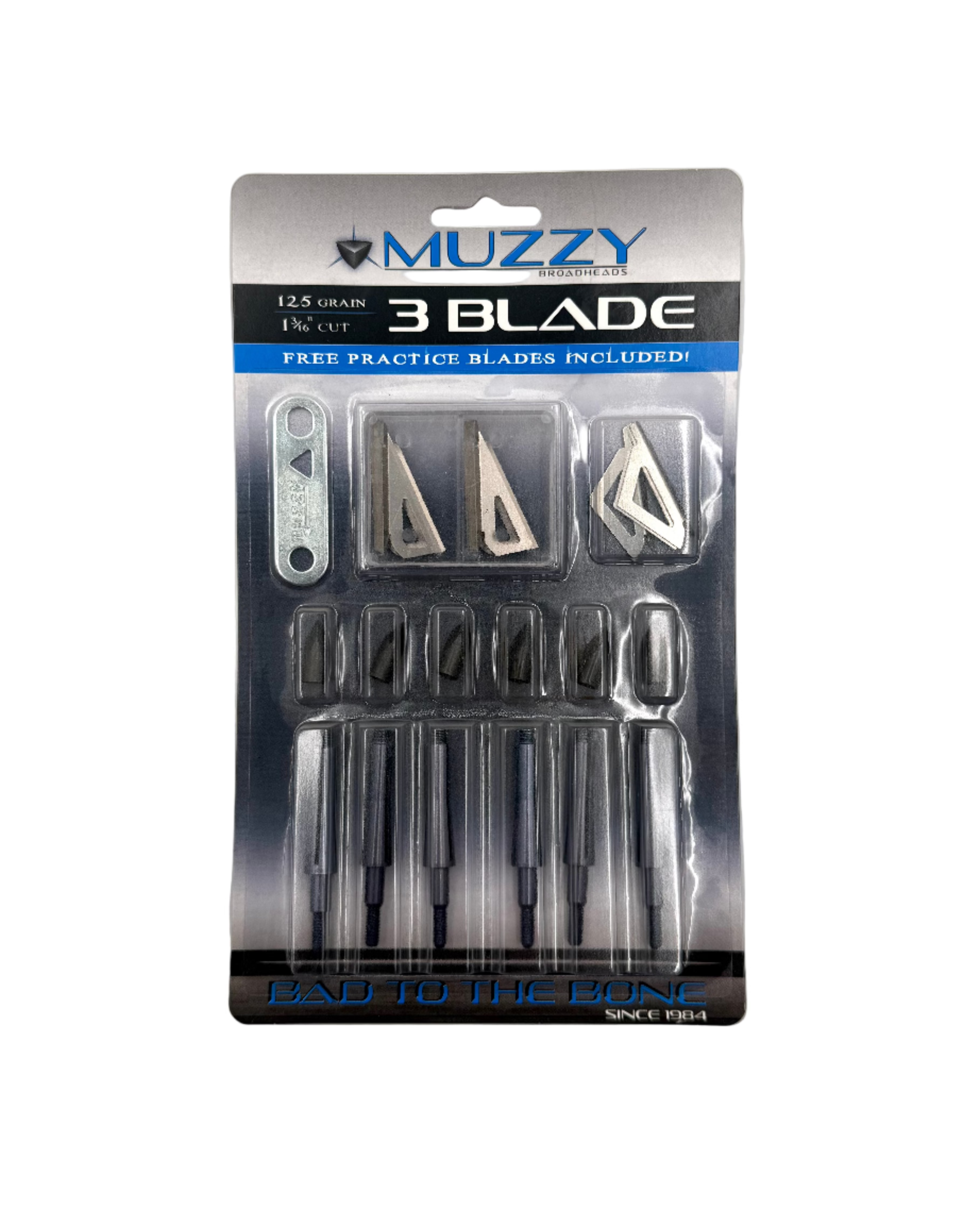 Muzzy Broadheads 3 Blade - 125gr 1 3/16"