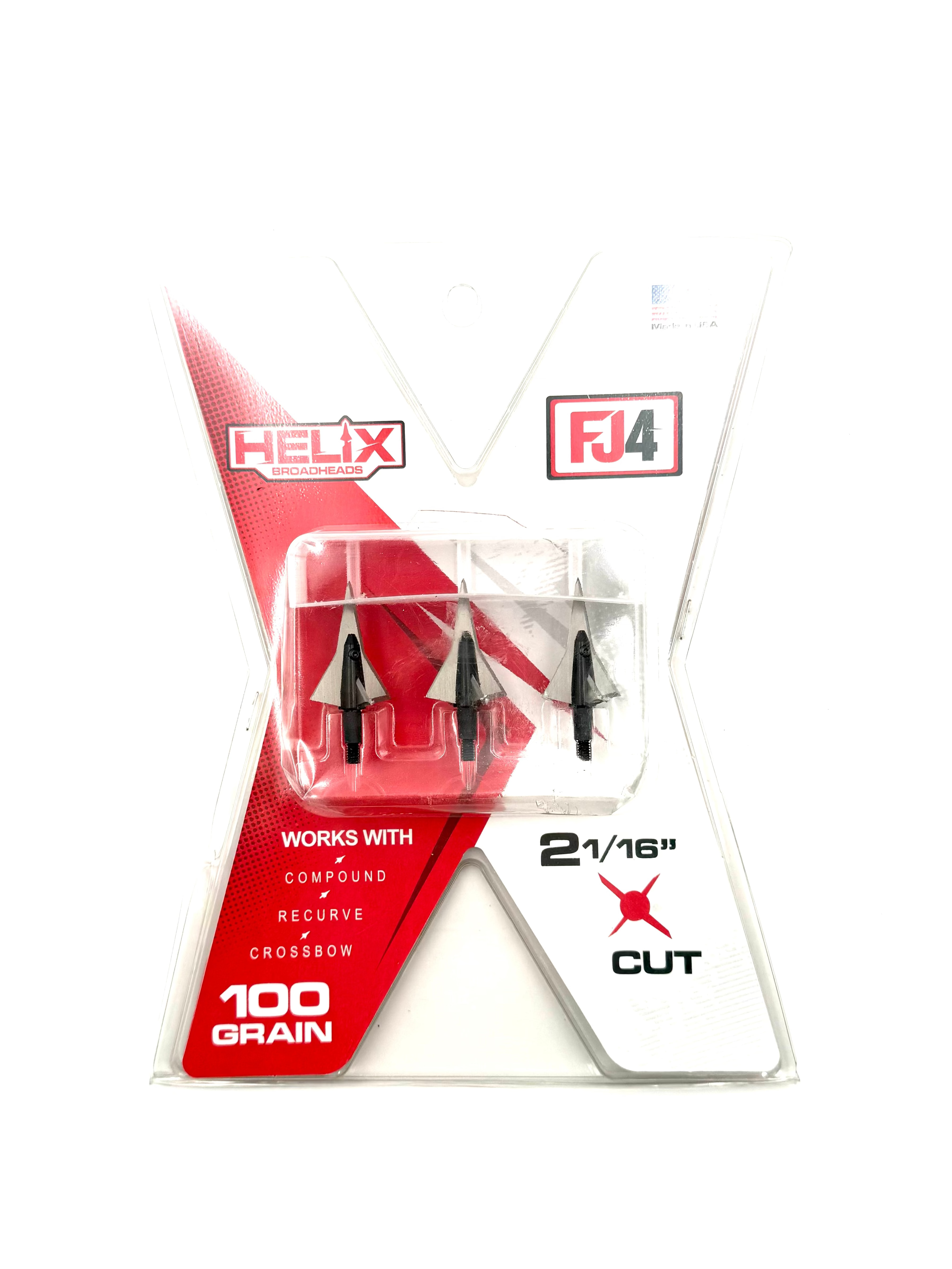 Helix Broadheads FJ4 - 2 1/16" 100gr