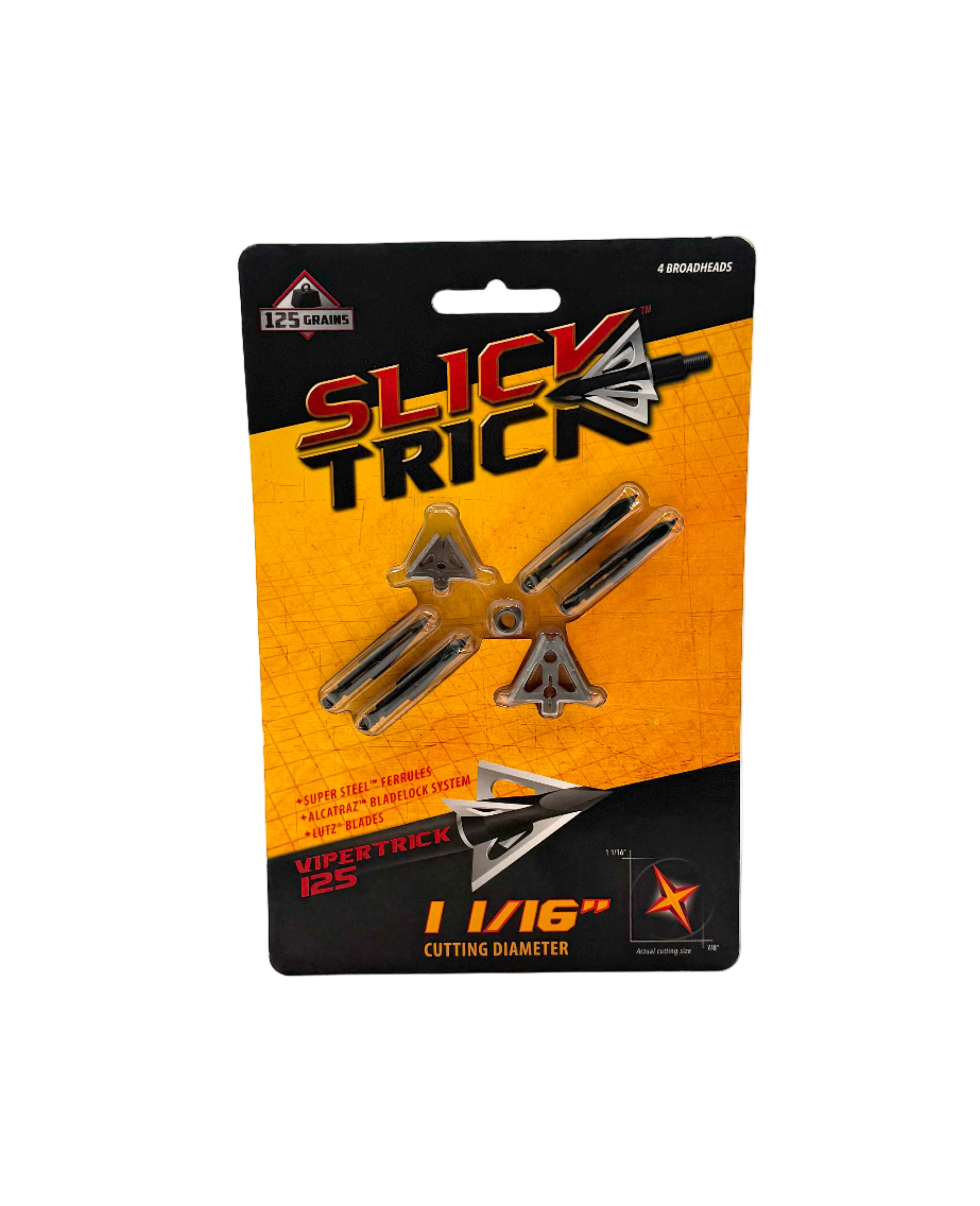 Slick Trick Vipertrick Broadheads - 125gr 1 1/16" - 4pk
