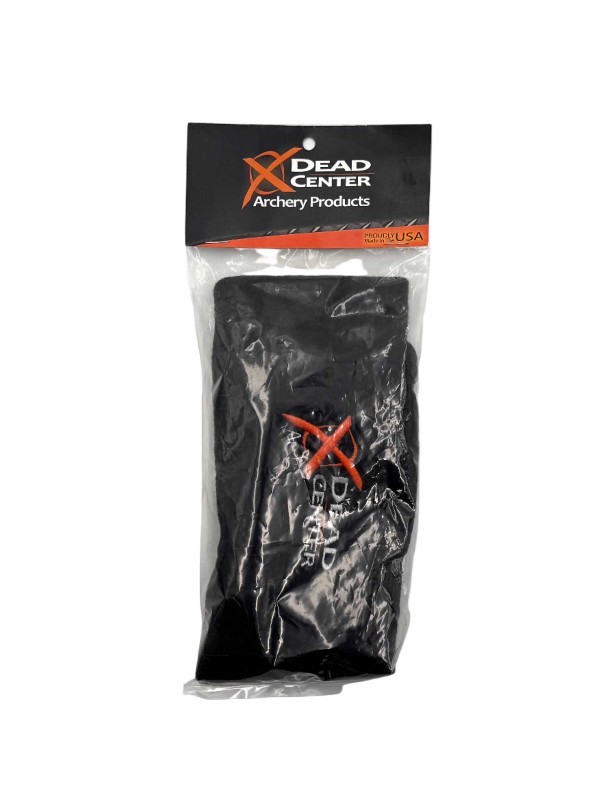 Packaged archery product with Dead Center Archery logo on a white background