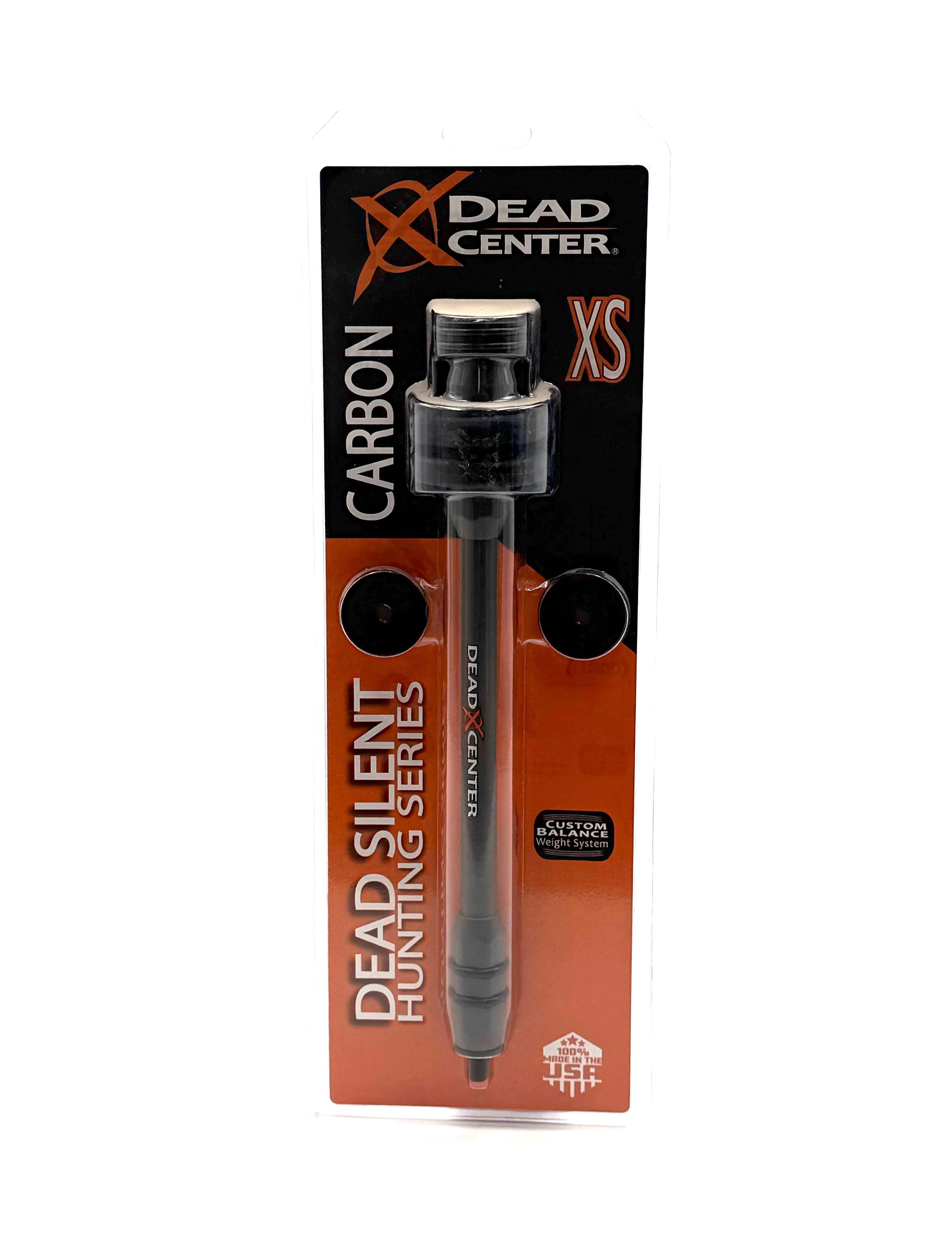 Dead Center Dead Silent Hunting Series Carbon XS 10" Stabilizer - Gray