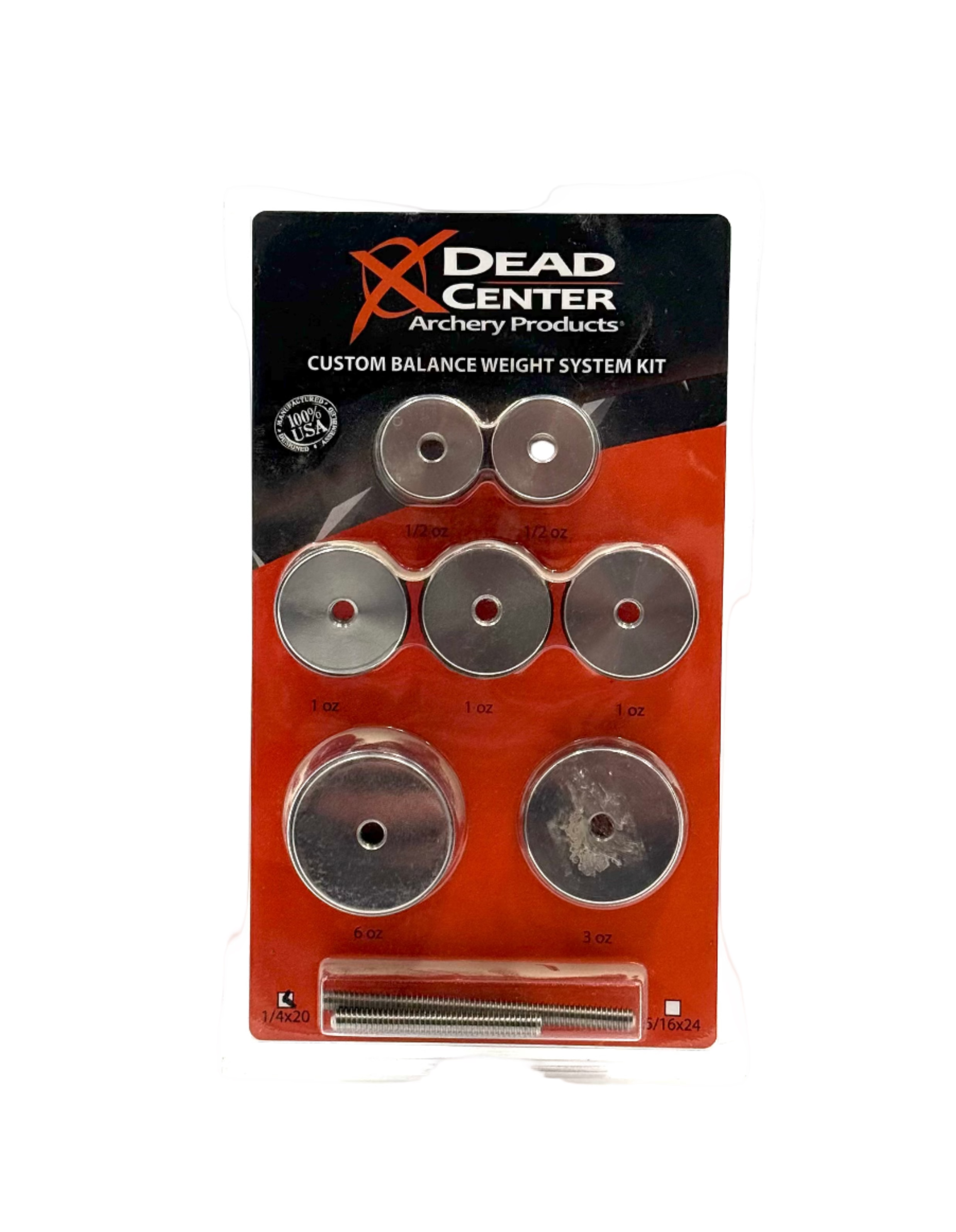 Dead Center Custom Balance Weight System Kit - Polished