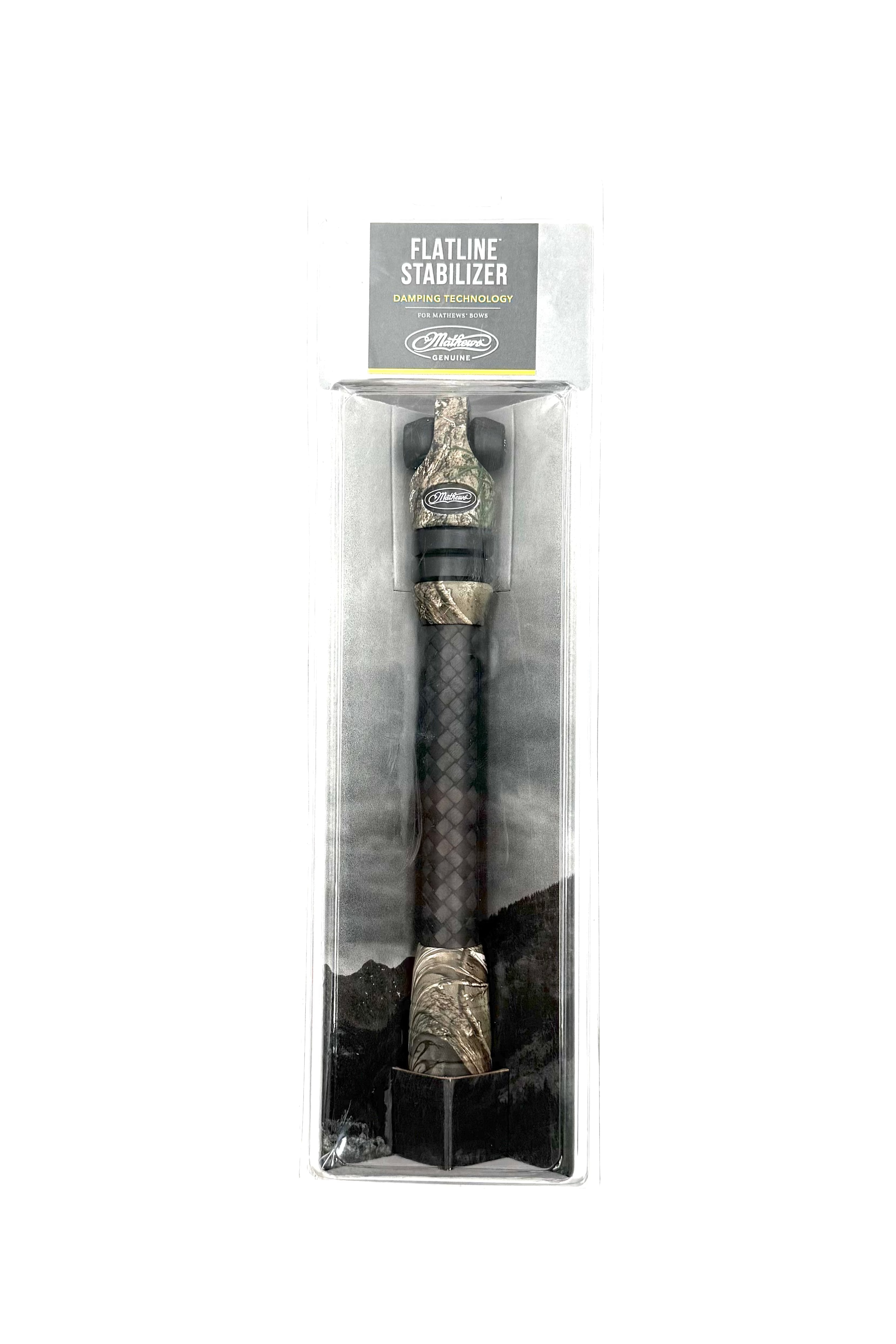 Mathews Flatline Stabilizer - 8" Realtree Edge