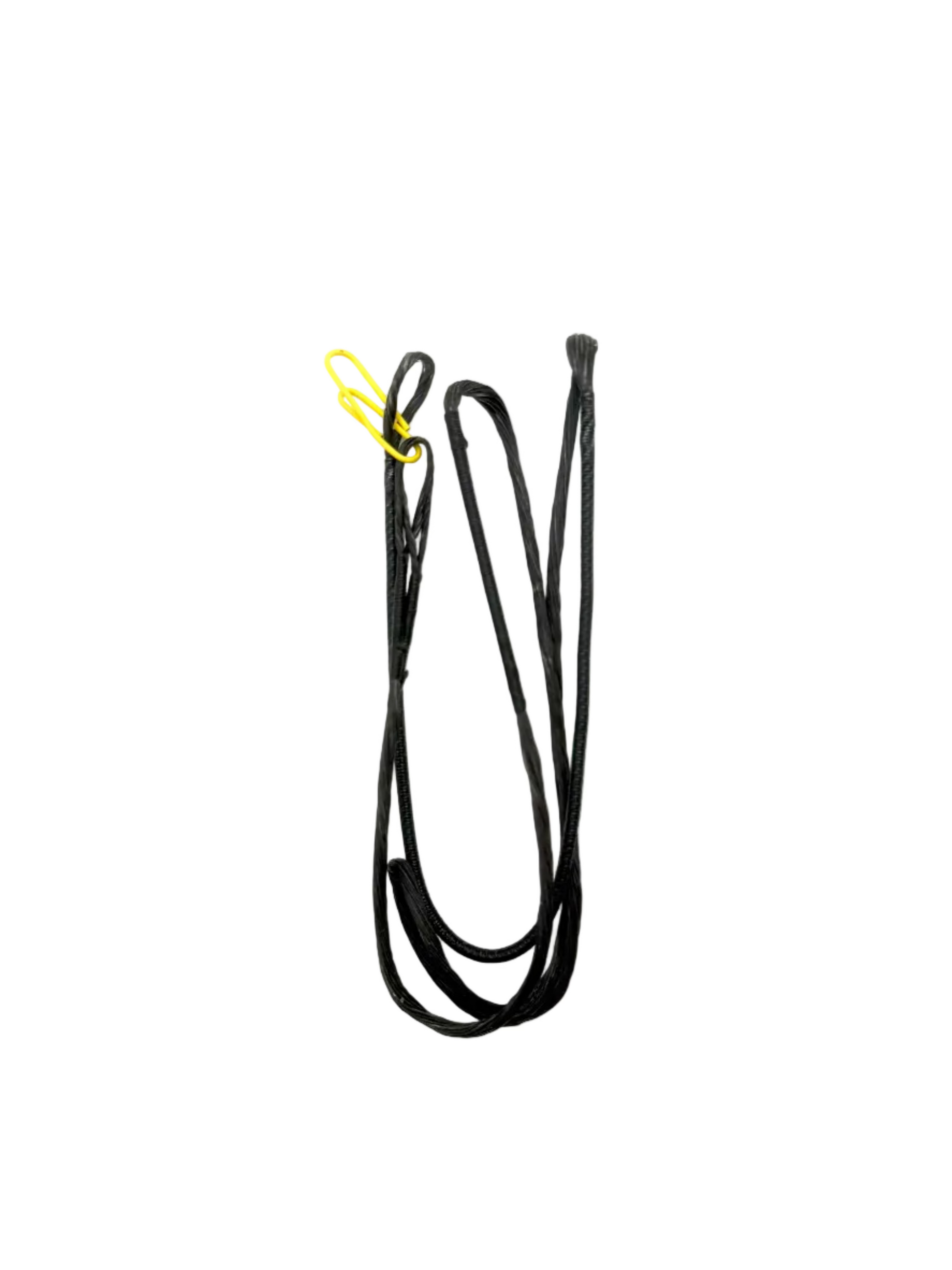 Zebra Hybrid Premium Bow Cable 34 1/16 inches in black for Hype DTX archery bows, showing the cable with connectors.