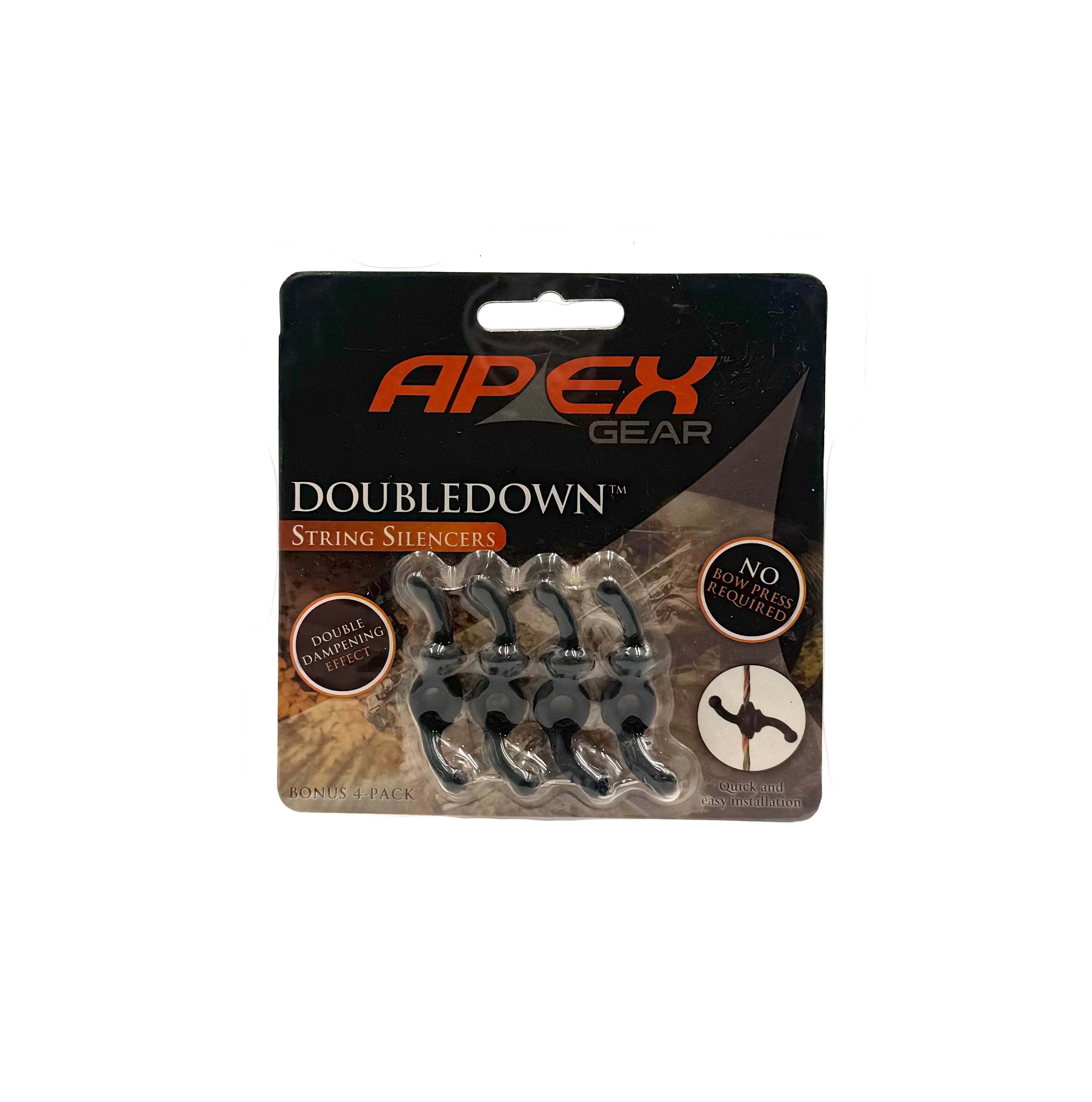 Apex Gear Doubledown String Silencers - 4pk