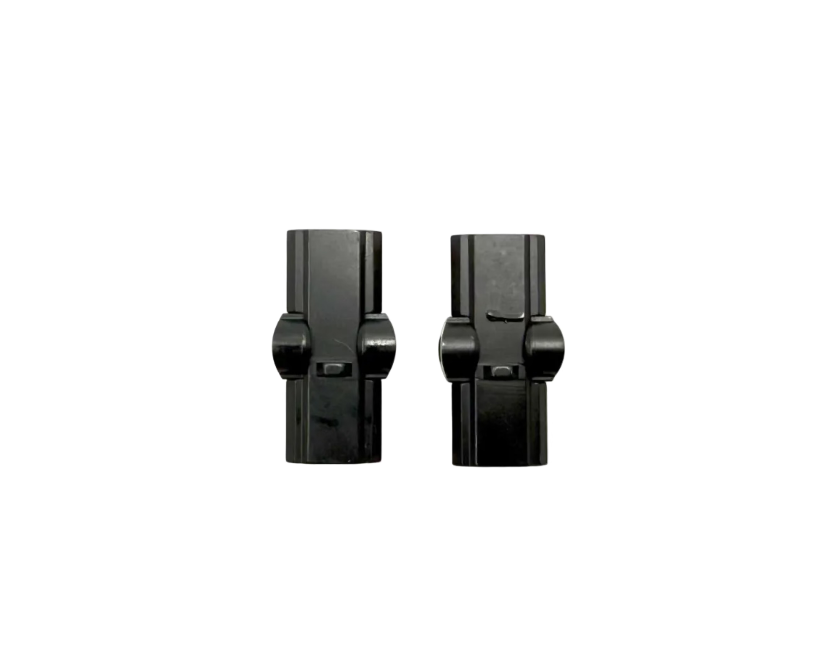 Burris Ruger to Weaver scope rail mount adapter showing the black metal rail piece for firearm optics.