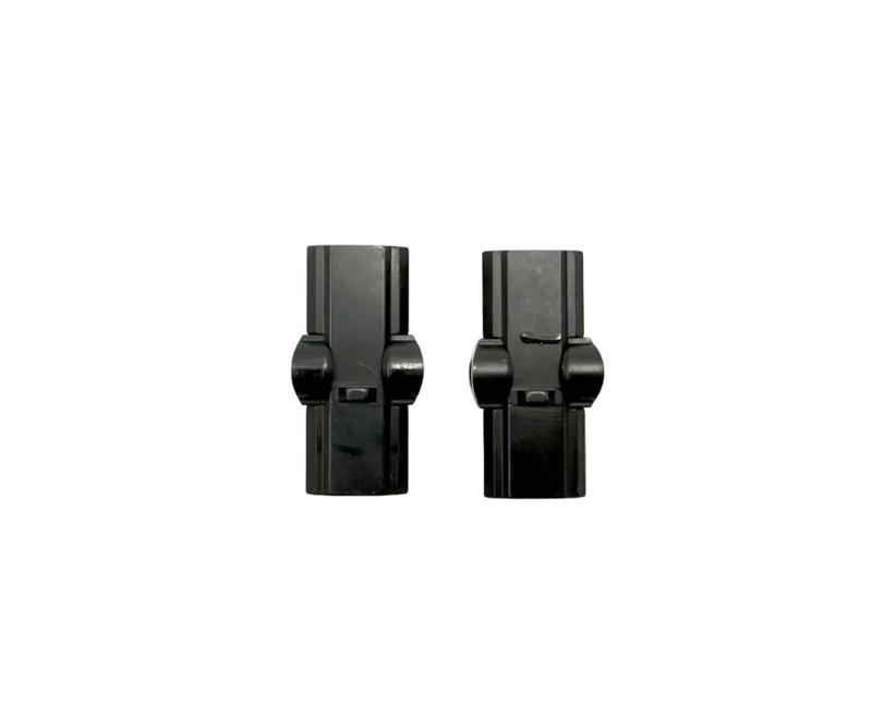 Burris Ruger to Weaver scope rail mount adapter showing the black metal rail piece for firearm optics.